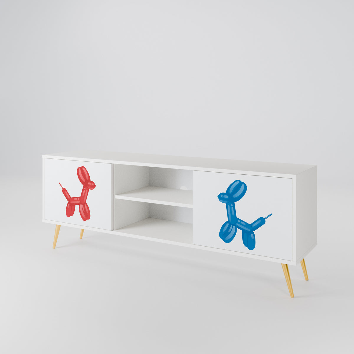 CHILDHOOD MEMORY Mueble de TV de 2 Puertas