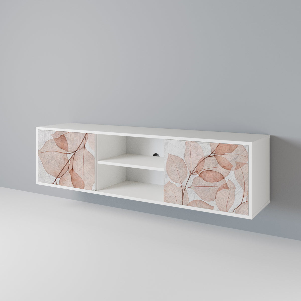 AUTUMN FRAGILITY Mueble de TV de 2 Puertas