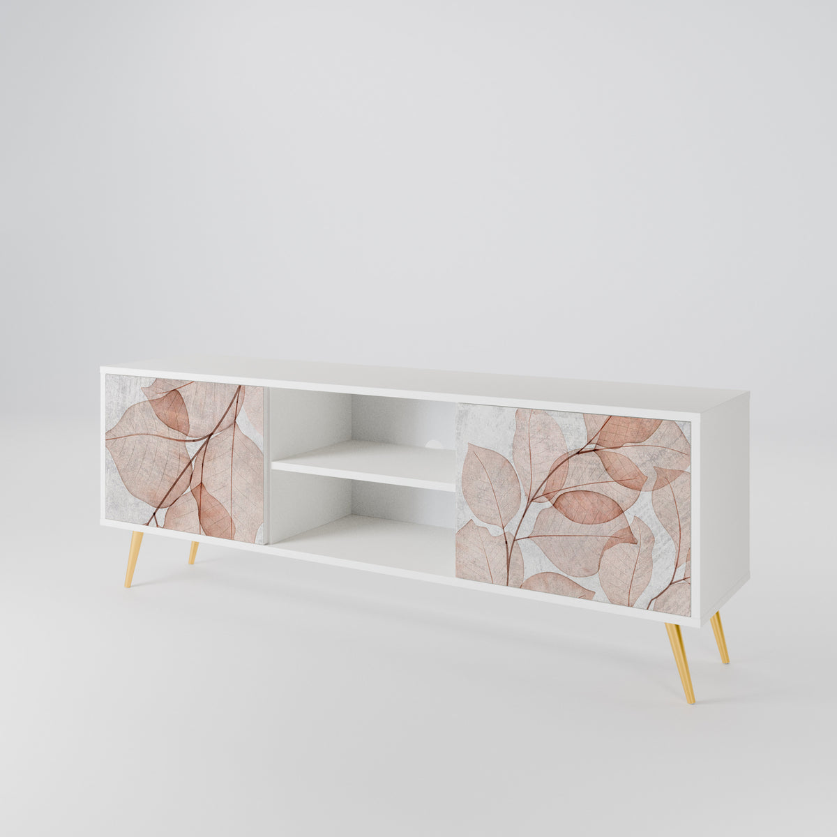 AUTUMN FRAGILITY Mueble de TV de 2 Puertas