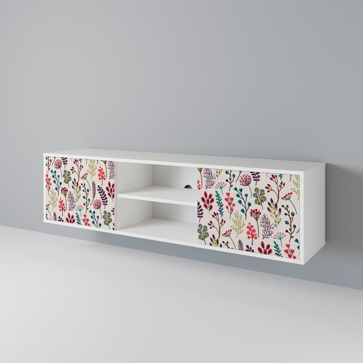 AUTUMN SUNDRIES Mueble de TV de 2 Puertas