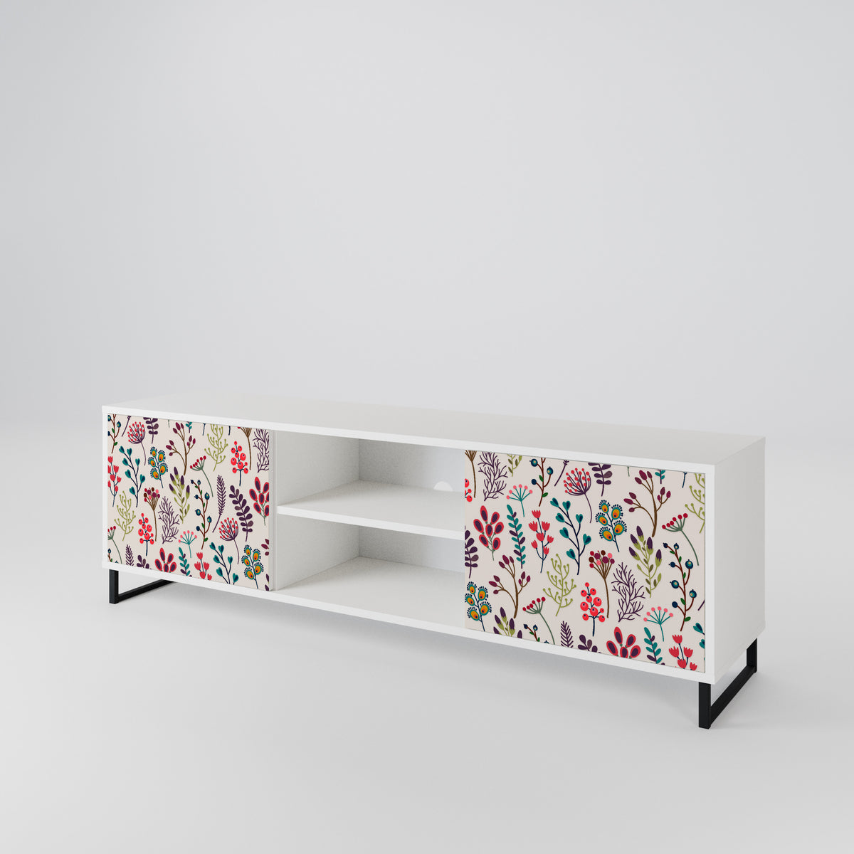 AUTUMN SUNDRIES Mueble de TV de 2 Puertas