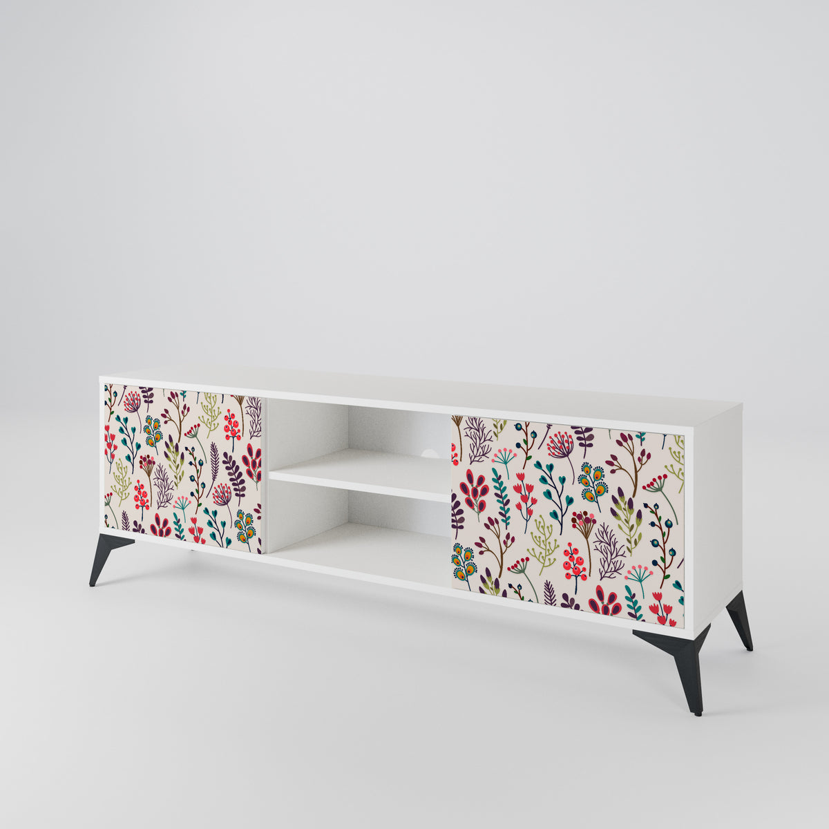 AUTUMN SUNDRIES Mueble de TV de 2 Puertas