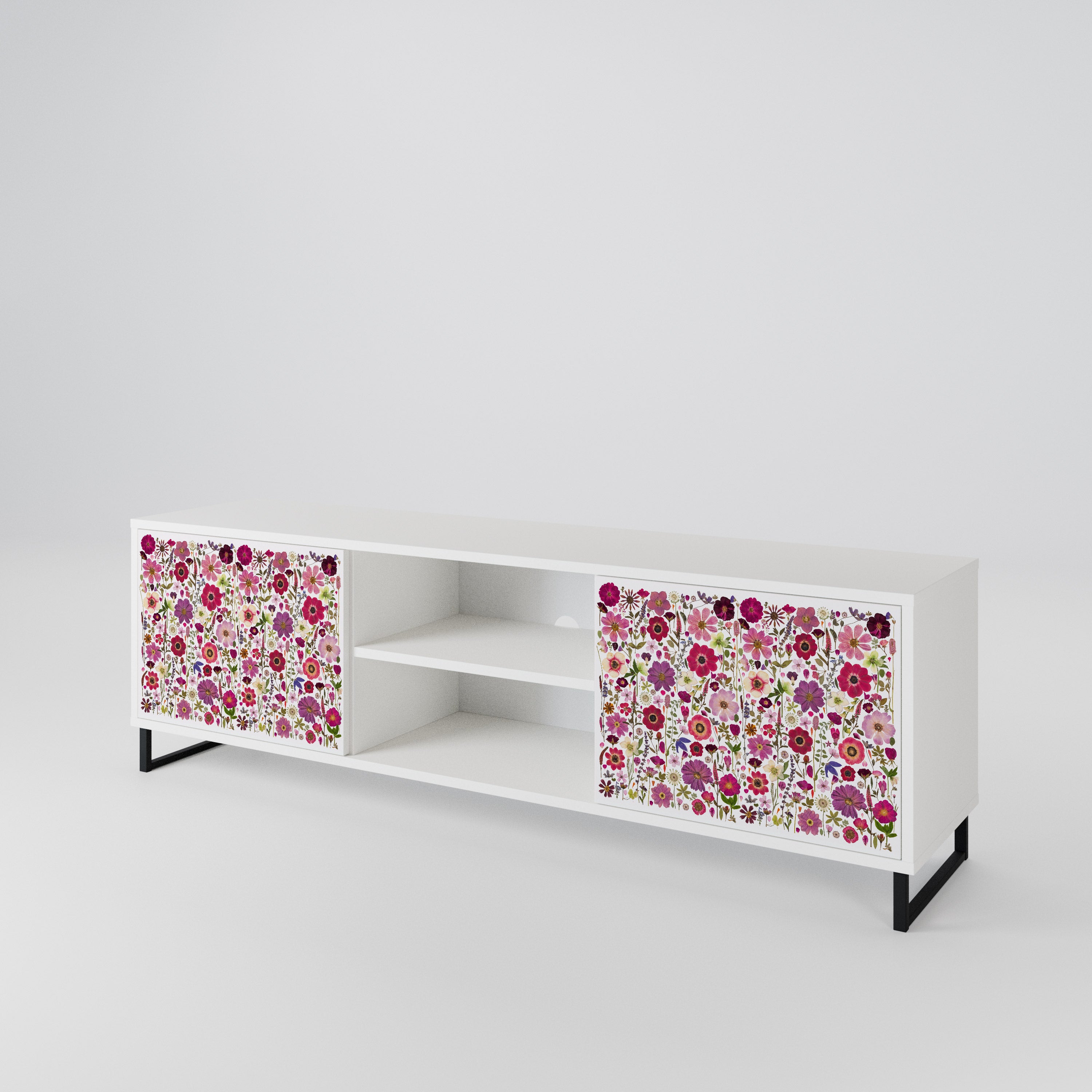 PETAL GARDEN Mueble de TV de 2 Puertas
