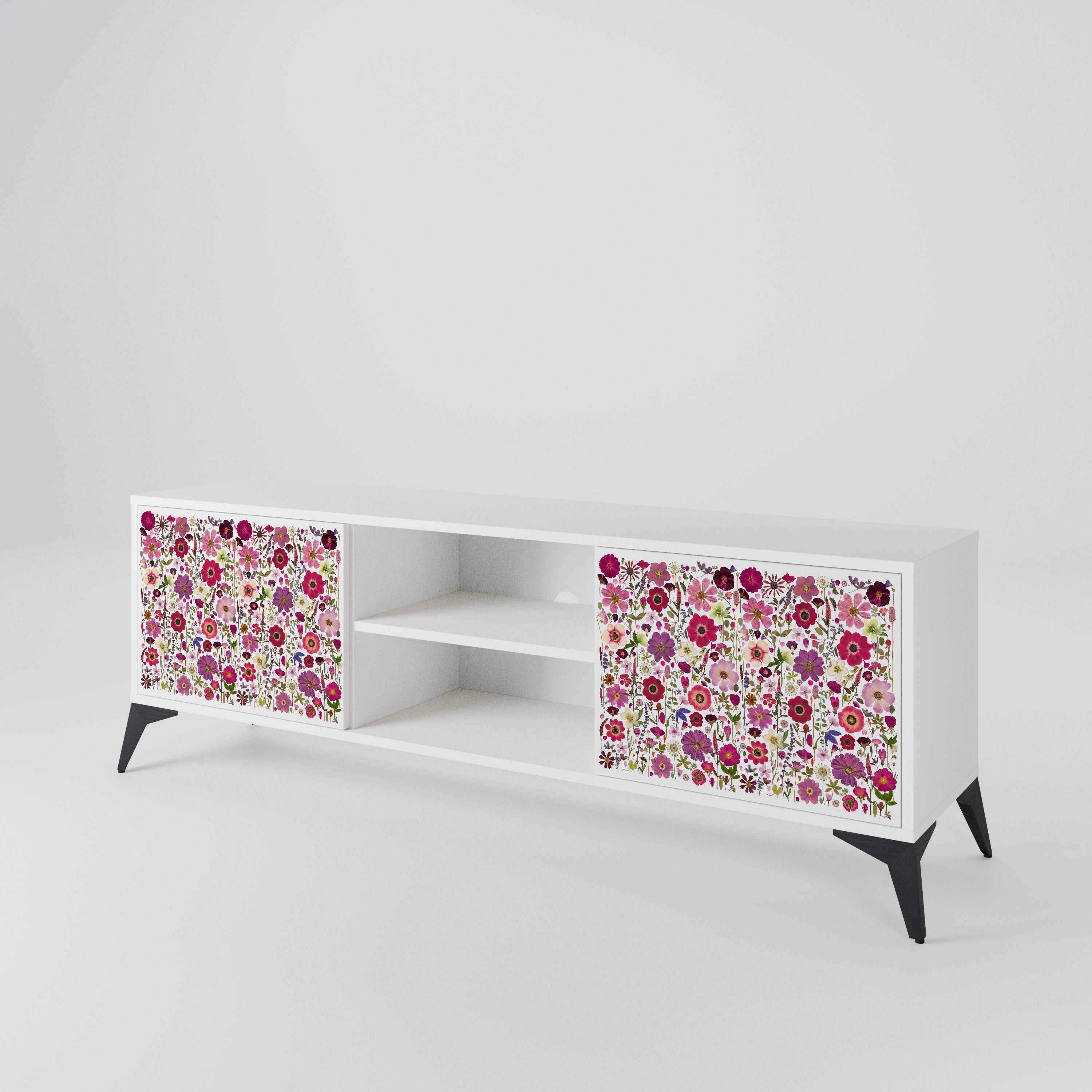 PETAL GARDEN Mueble de TV de 2 Puertas