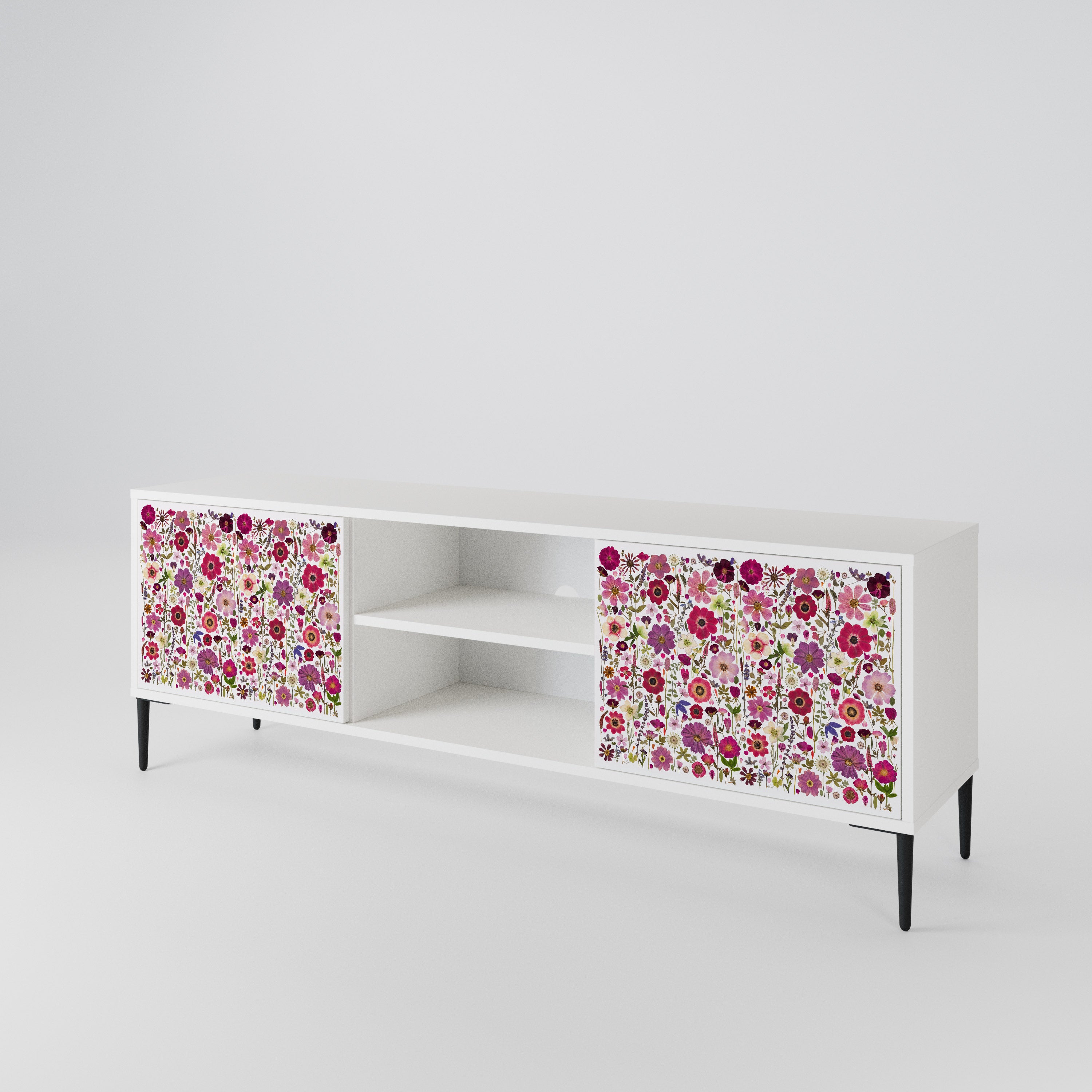 PETAL GARDEN Mueble de TV de 2 Puertas