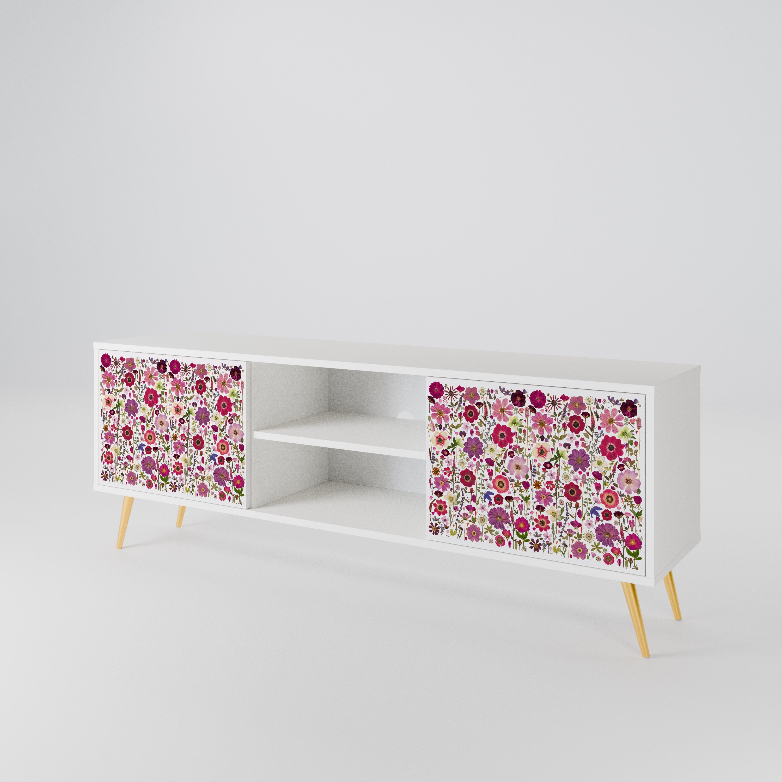 PETAL GARDEN Mueble de TV de 2 Puertas