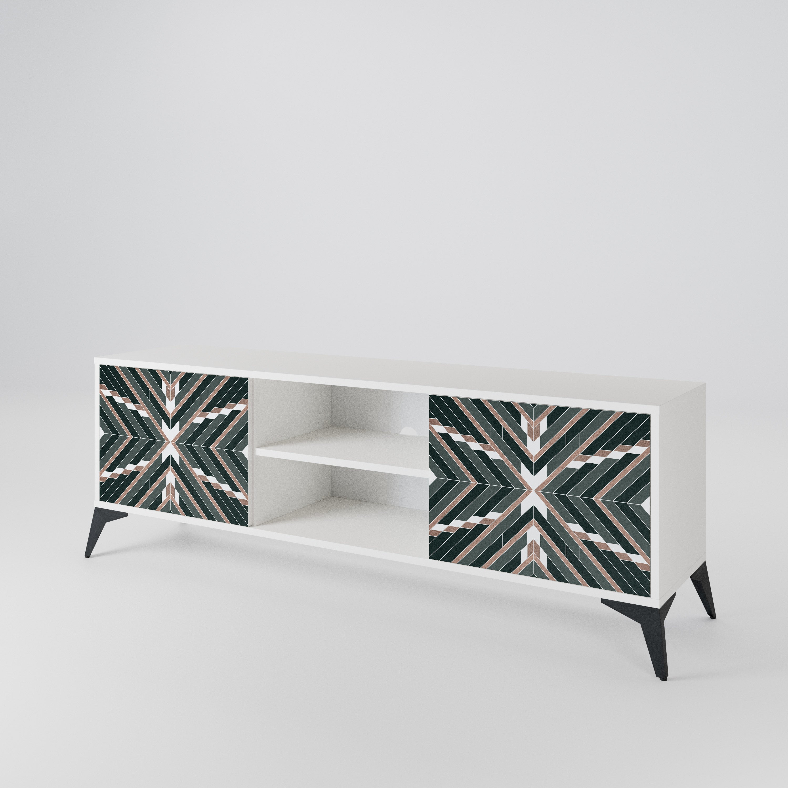 DIMENSION DELIGHTS Mueble de TV de 2 Puertas
