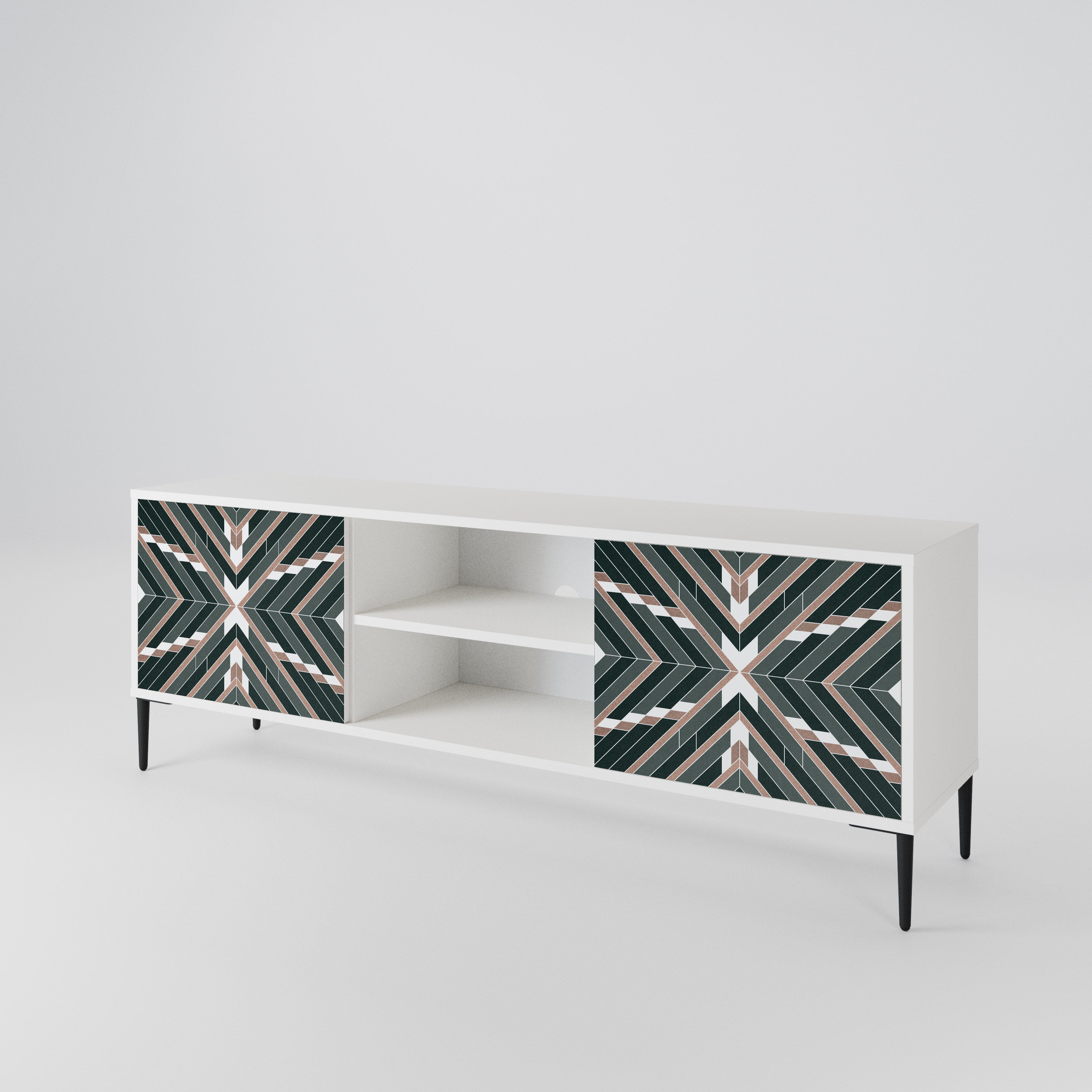 DIMENSION DELIGHTS Mueble de TV de 2 Puertas