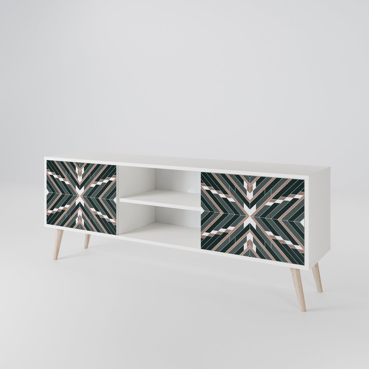 DIMENSION DELIGHTS Mueble de TV de 2 Puertas