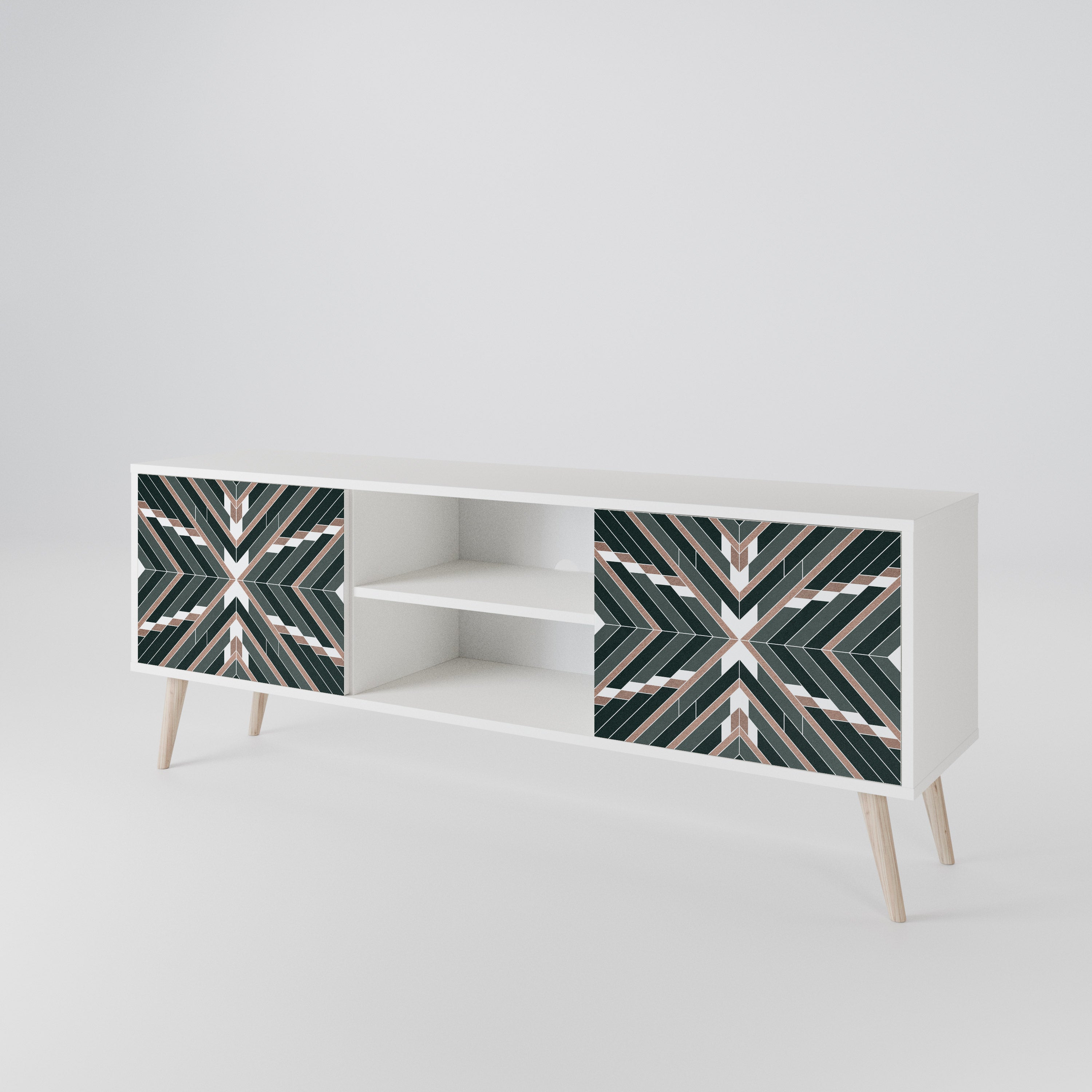 DIMENSION DELIGHTS Mueble de TV de 2 Puertas
