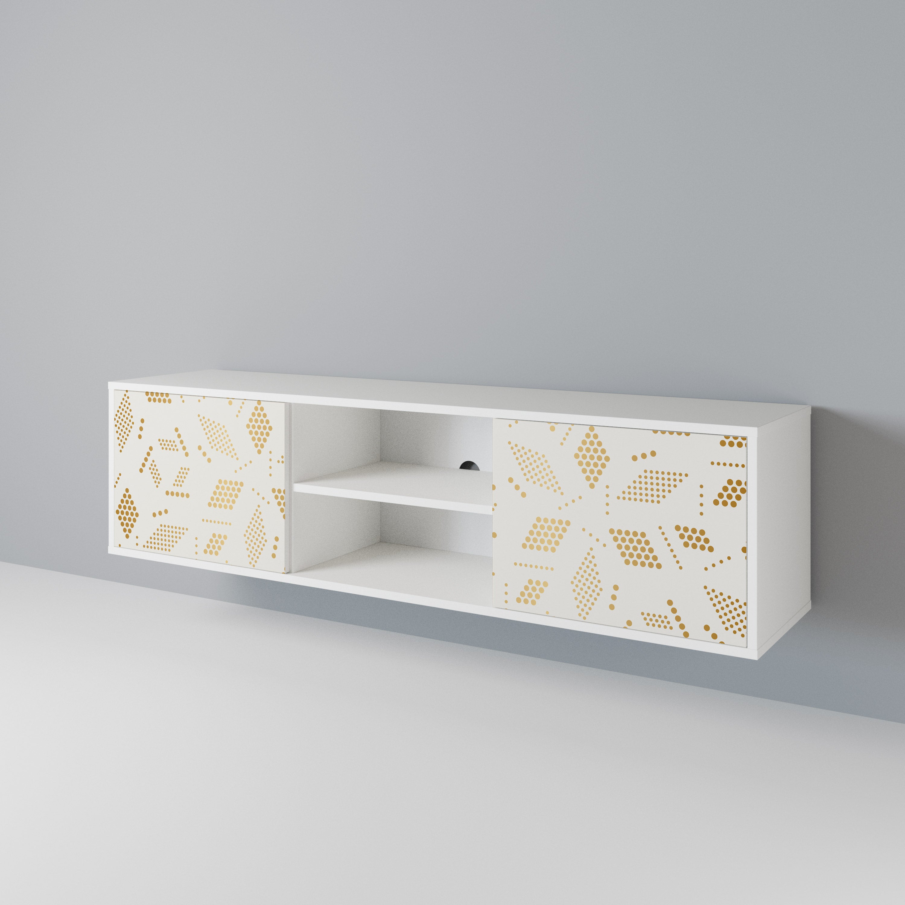 SPOTTED DAZE Mueble de TV de 2 Puertas