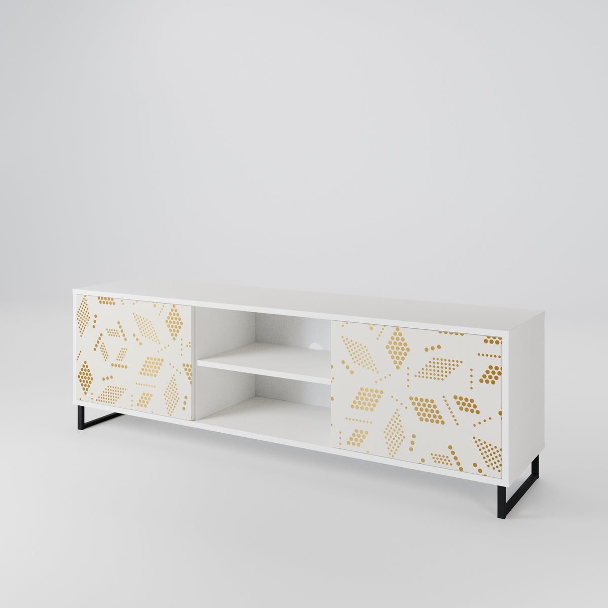 SPOTTED DAZE Mueble de TV de 2 Puertas