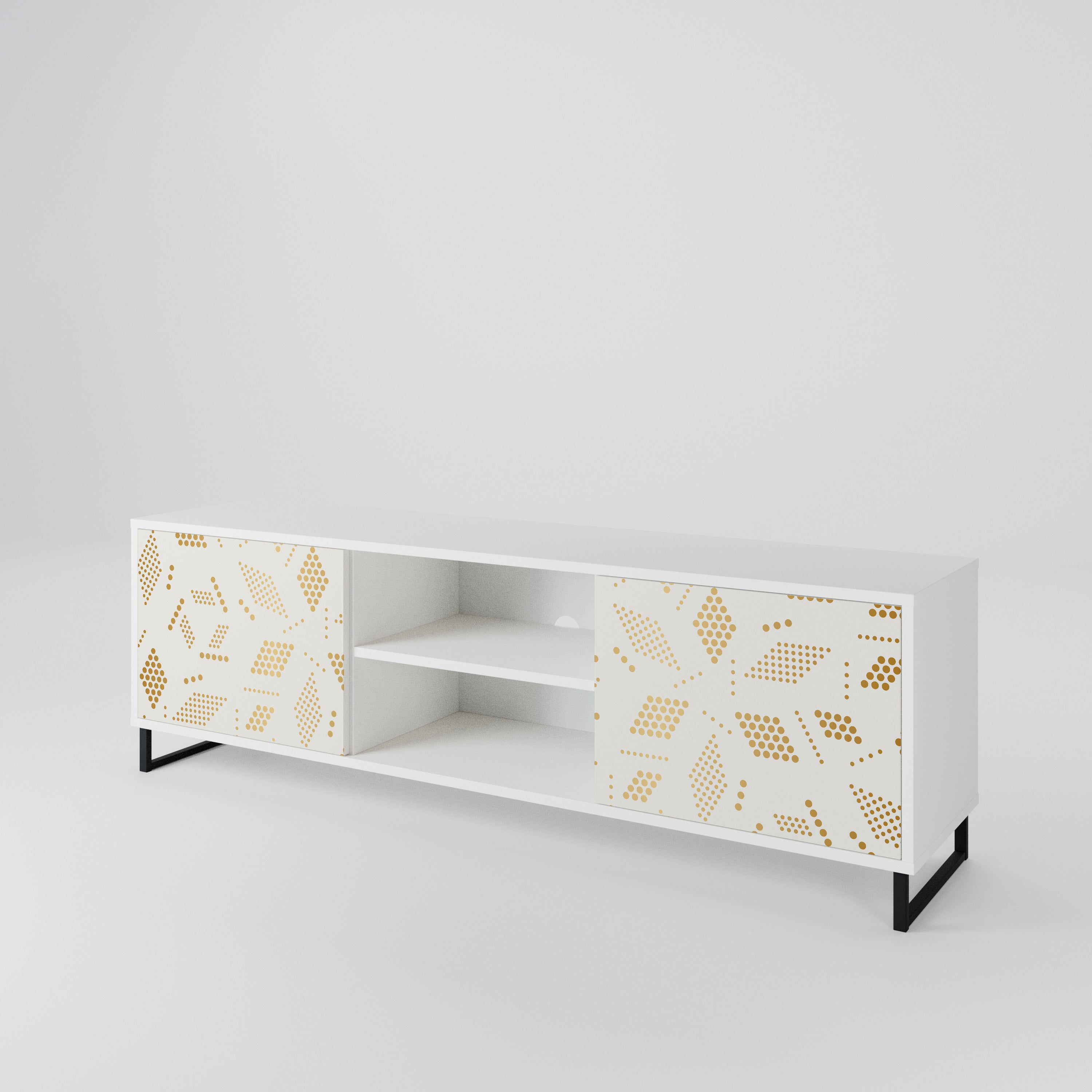 SPOTTED DAZE Mueble de TV de 2 Puertas