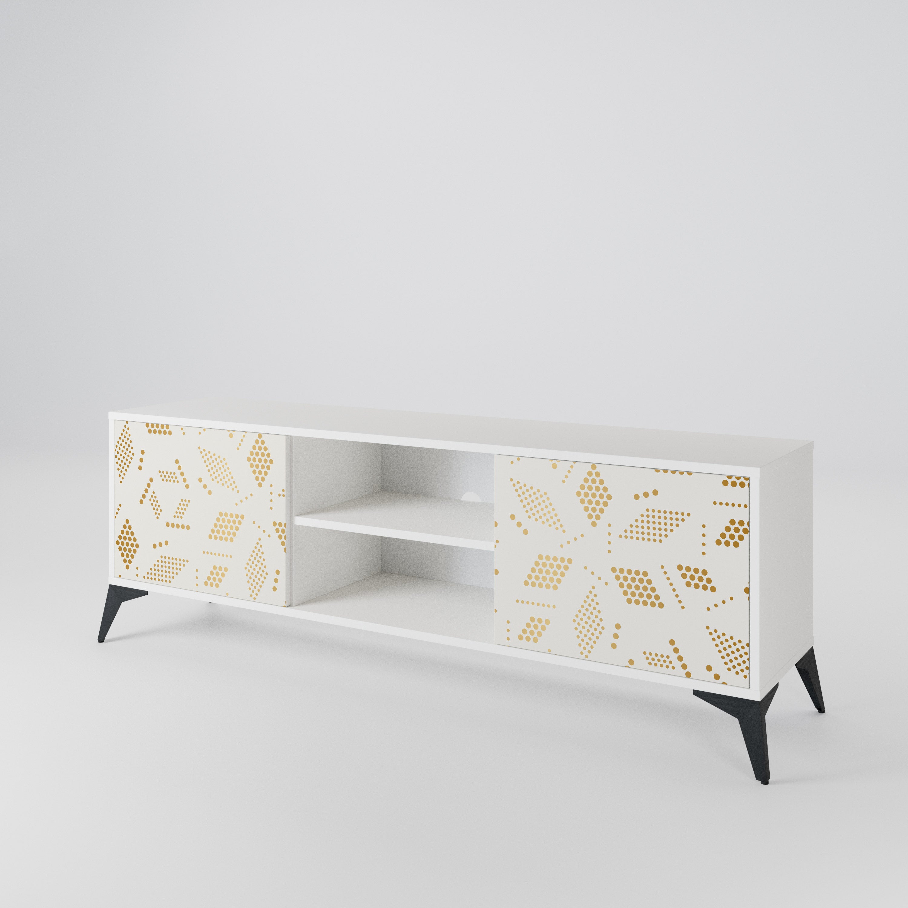 SPOTTED DAZE Mueble de TV de 2 Puertas