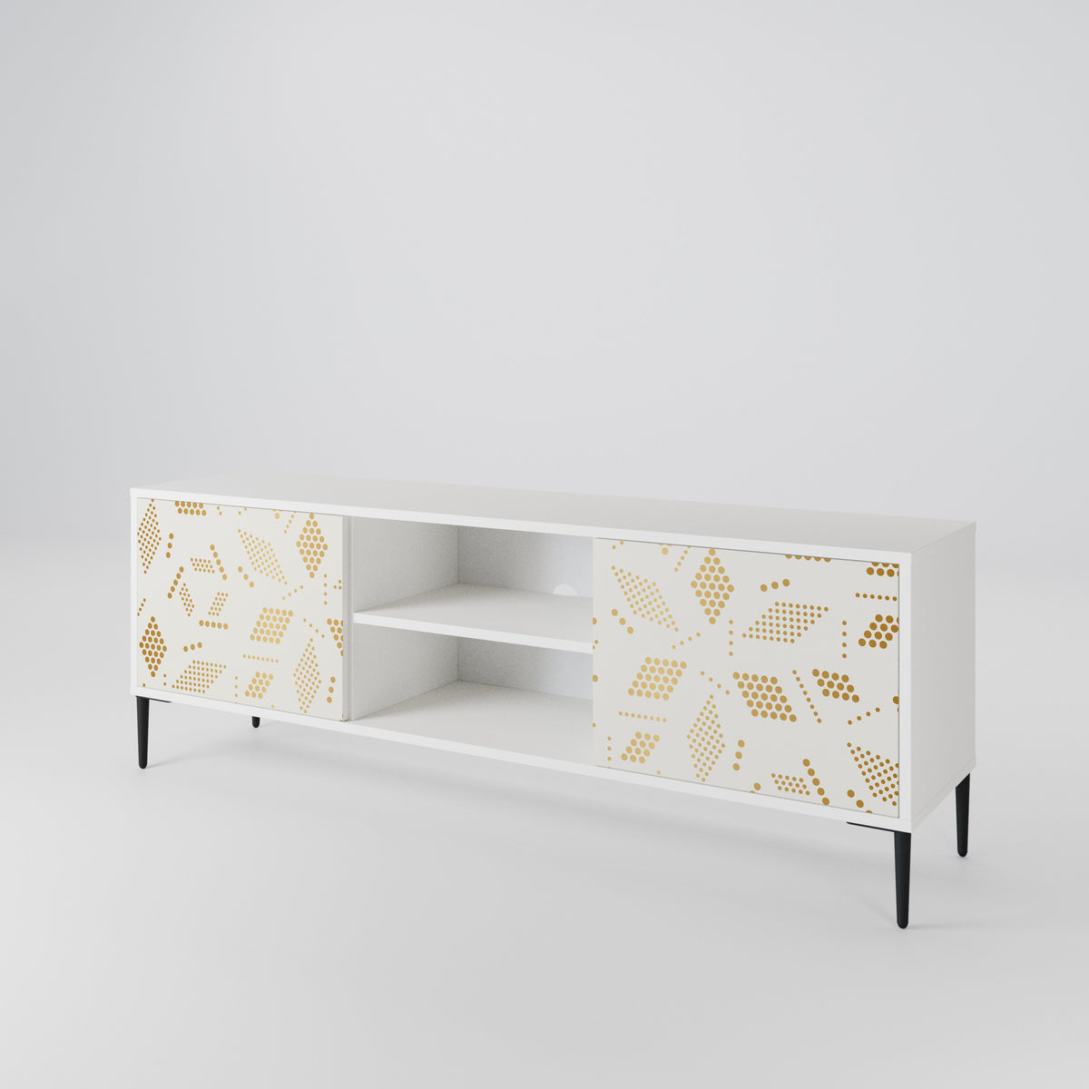SPOTTED DAZE Mueble de TV de 2 Puertas