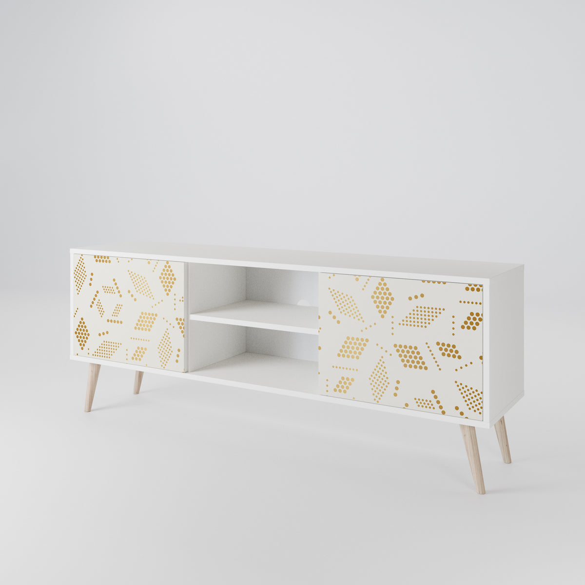 SPOTTED DAZE Mueble de TV de 2 Puertas