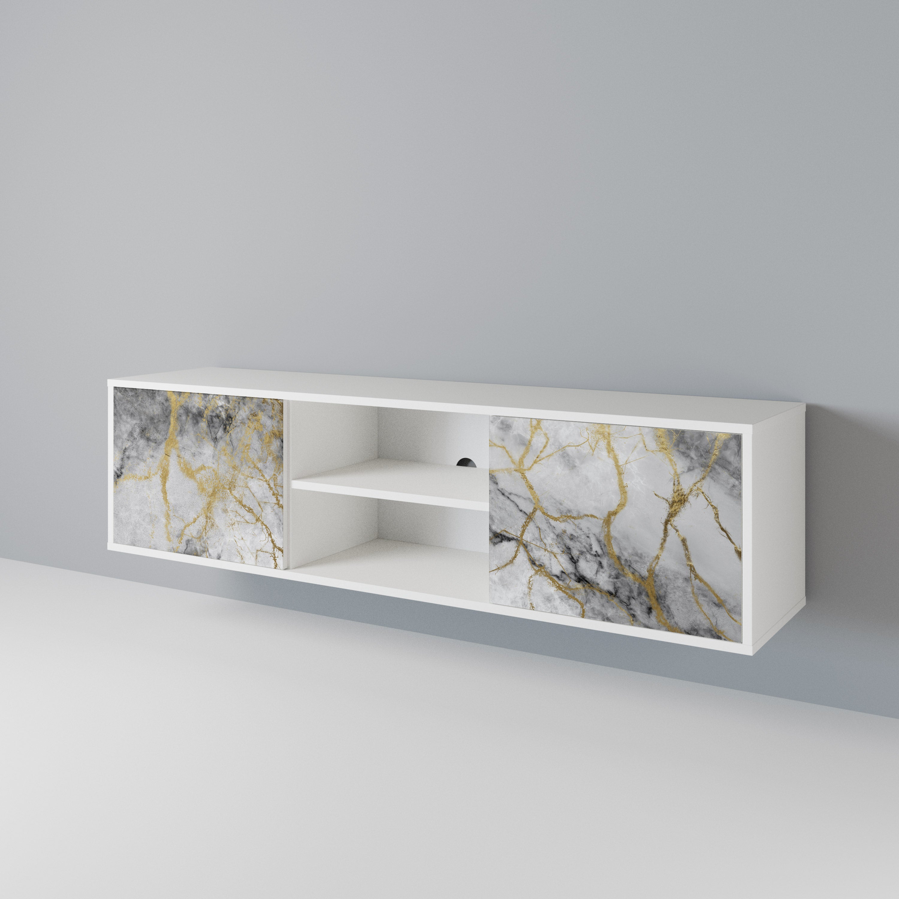 TIMELESS GLIDE Mueble de TV de 2 Puertas
