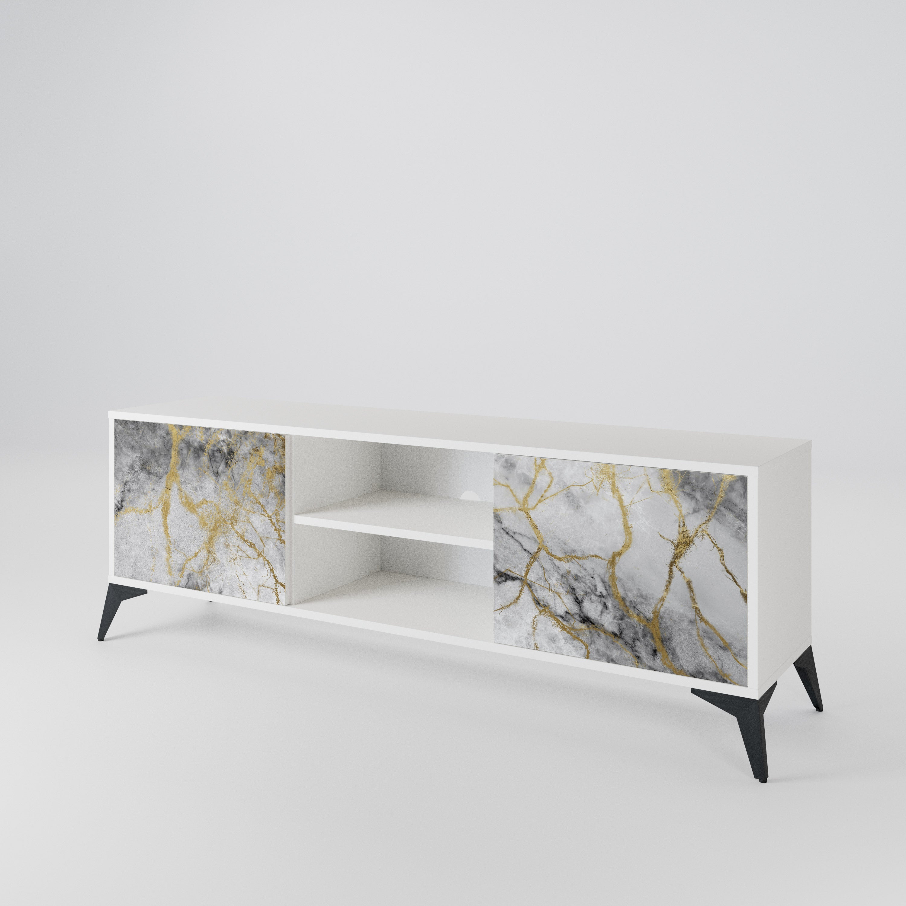 TIMELESS GLIDE Mueble de TV de 2 Puertas