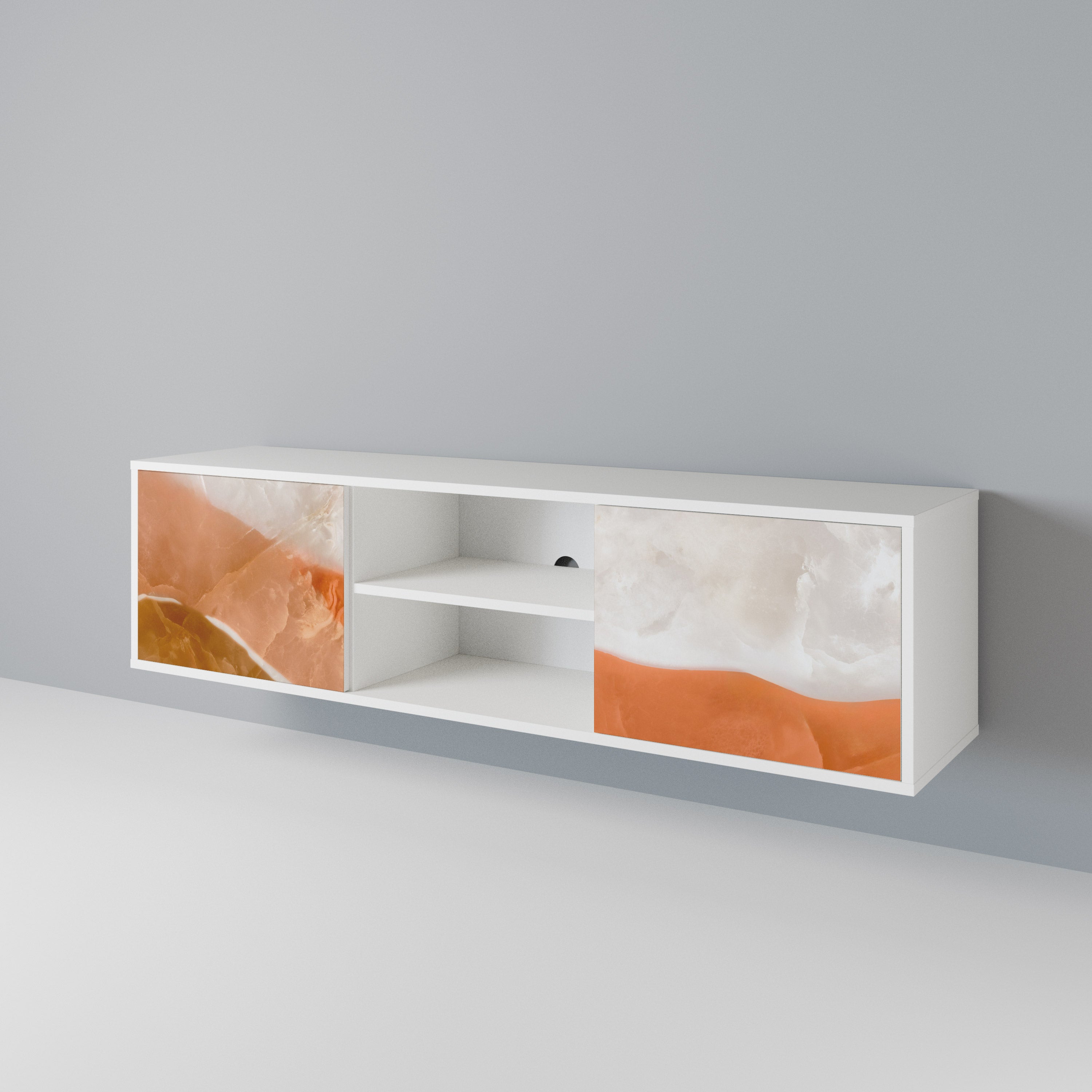 SANDHILLS SPLENDOUR Mueble de TV de 2 Puertas
