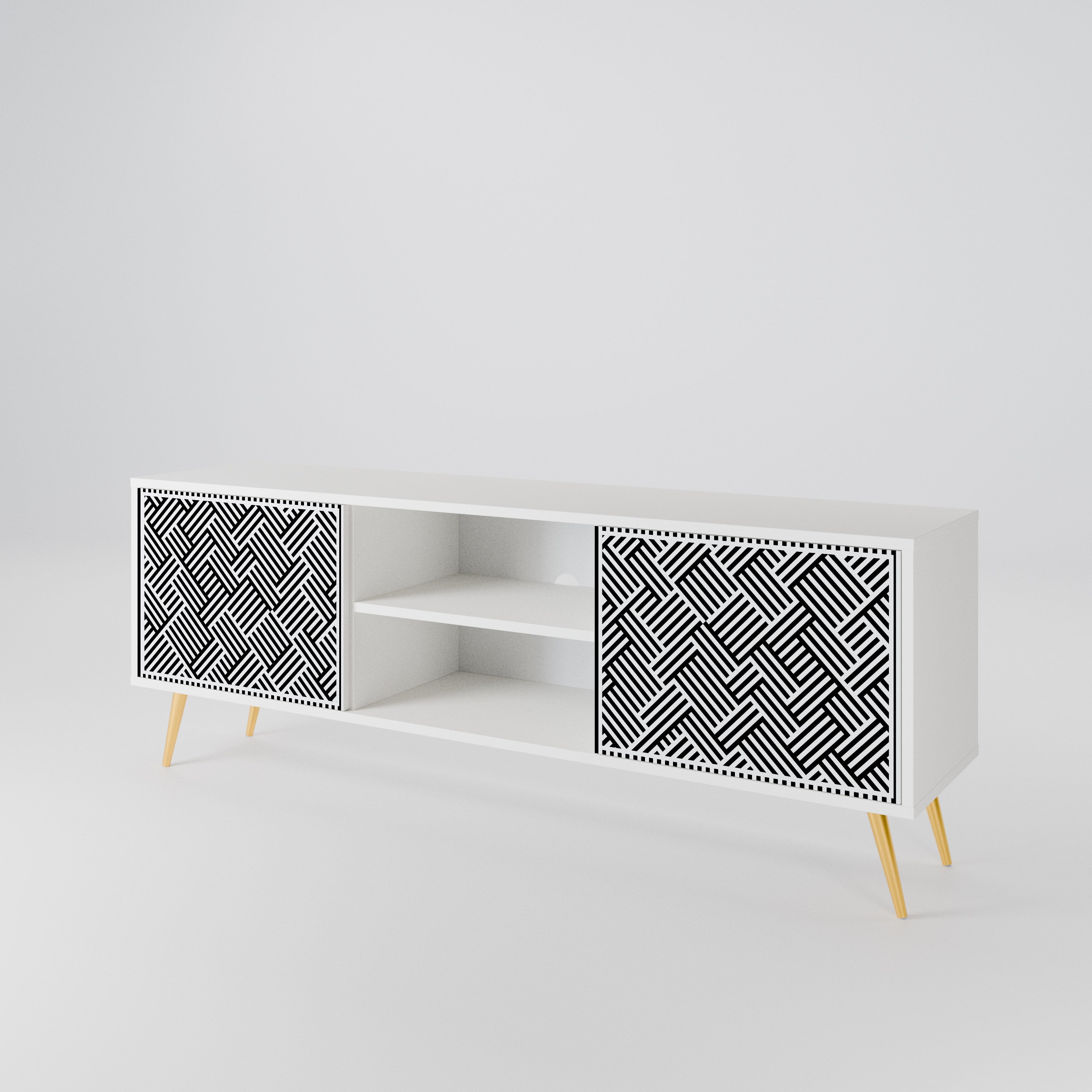 TEMPORARY SEQUENCE Mueble de TV de 2 Puertas
