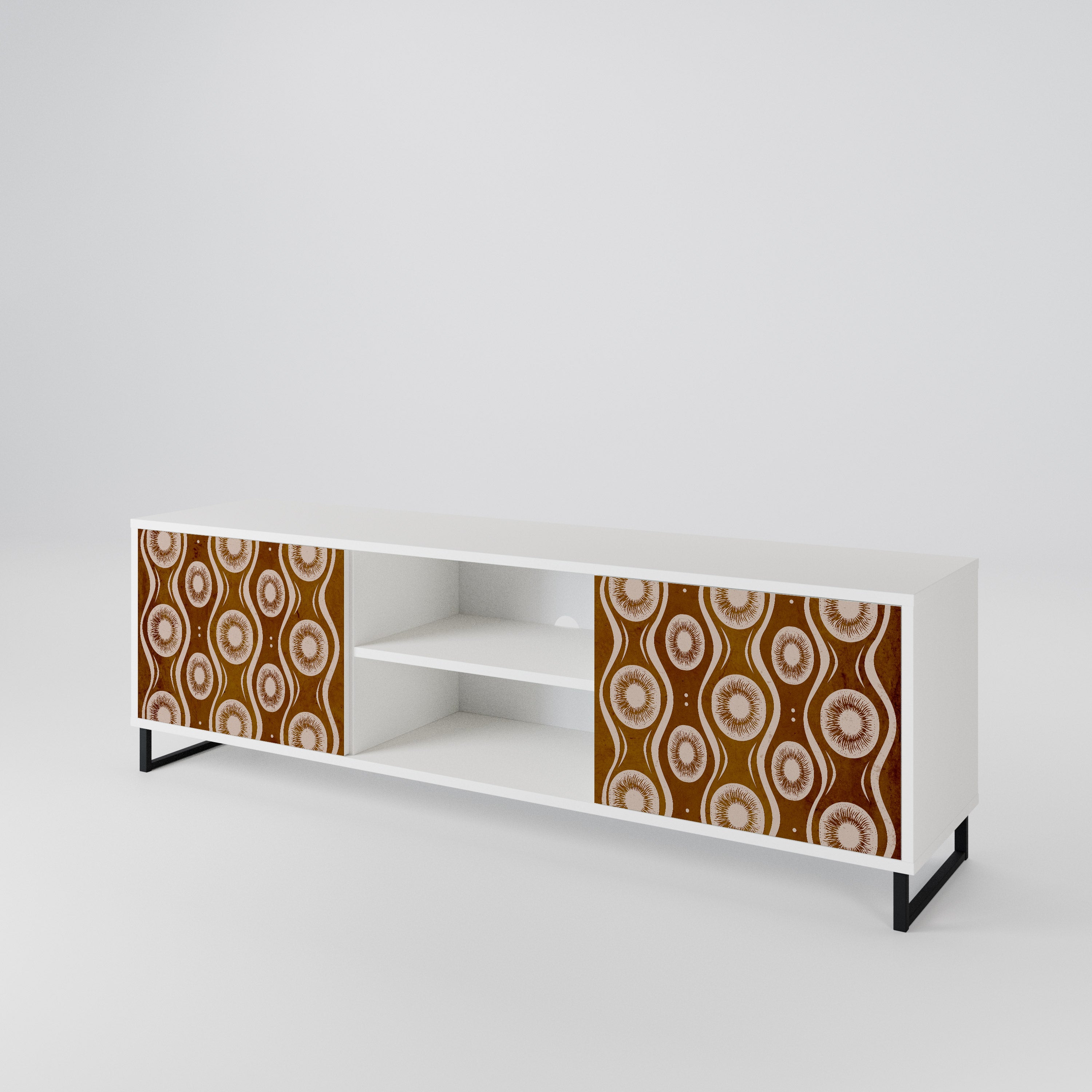 BROWN EYES Mueble de TV de 2 Puertas