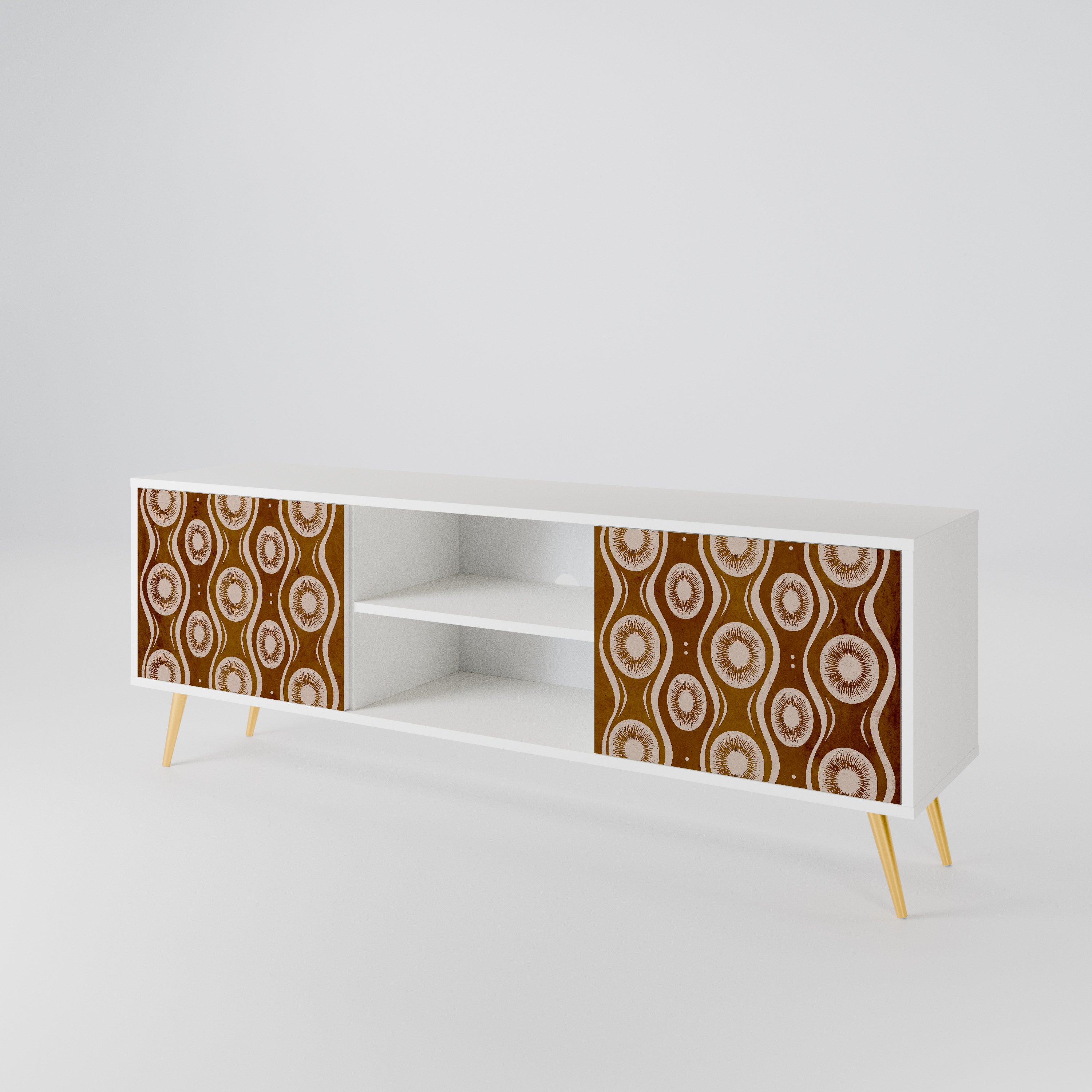 BROWN EYES Mueble de TV de 2 Puertas