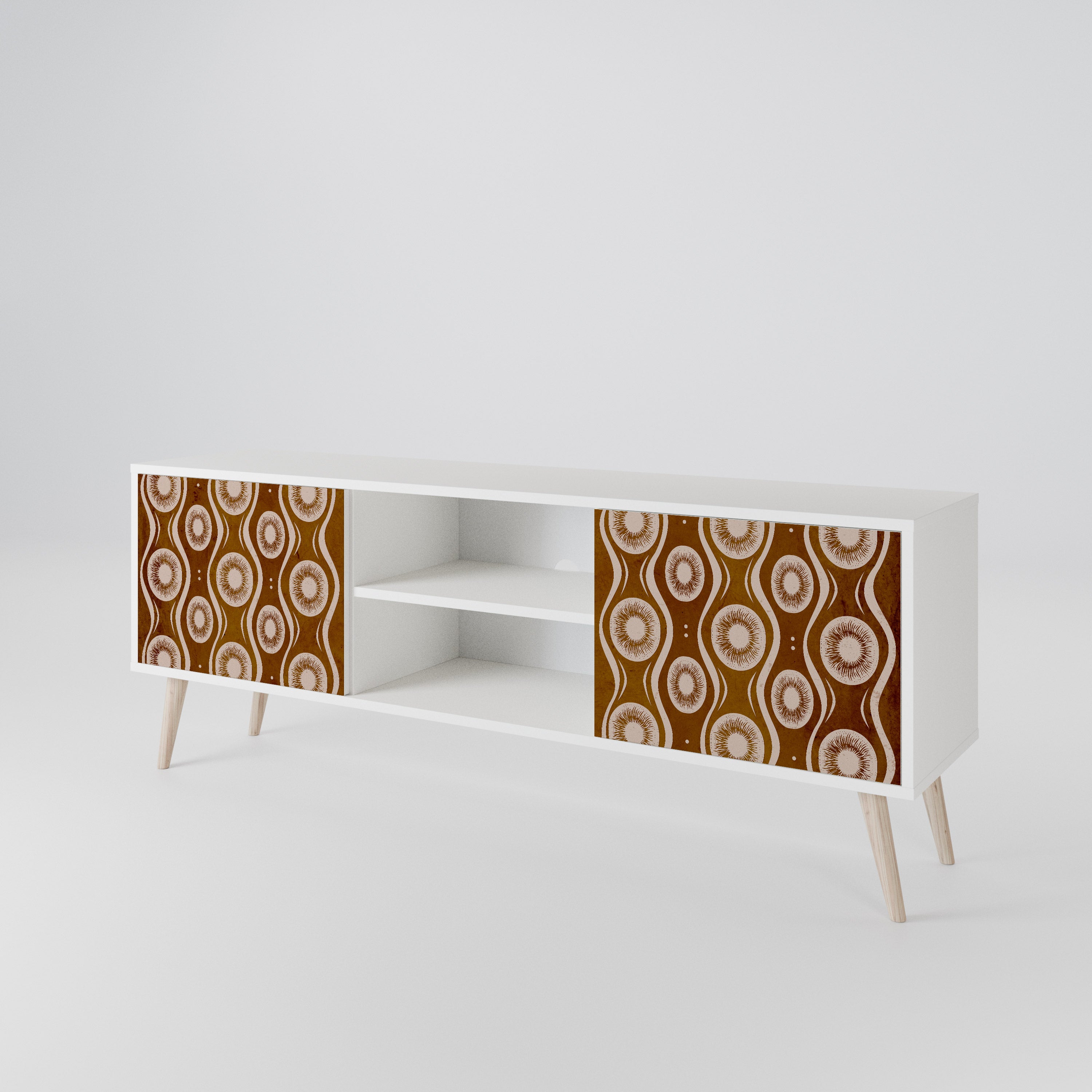 BROWN EYES Mueble de TV de 2 Puertas