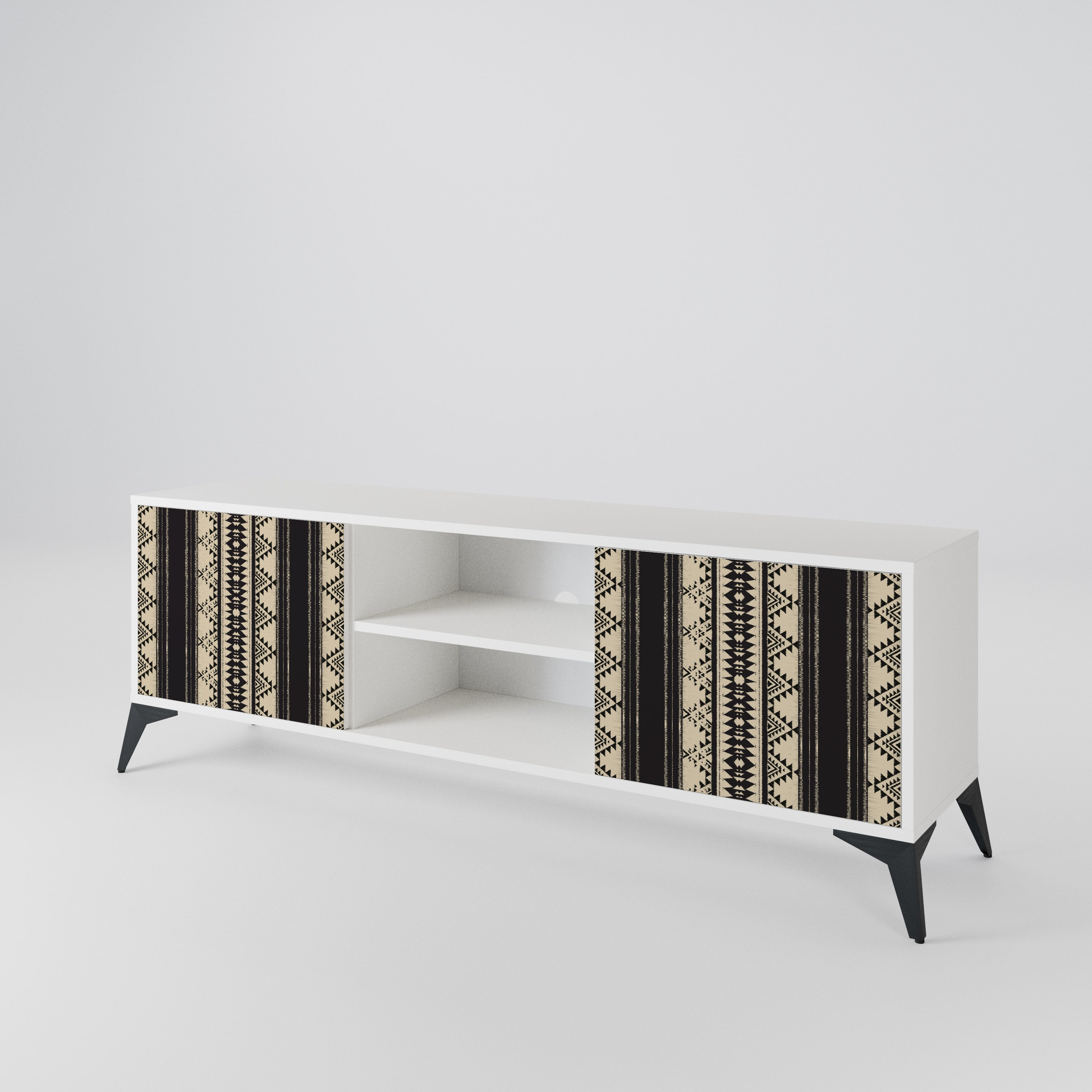 AZTEC Mueble de TV de 2 Puertas