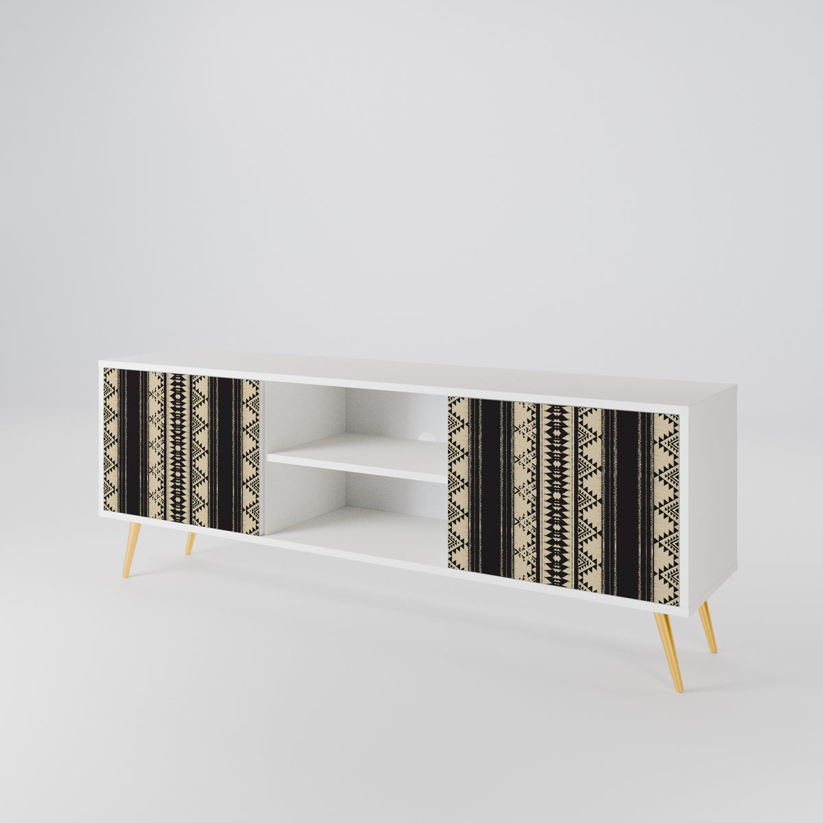 AZTEC Mueble de TV de 2 Puertas