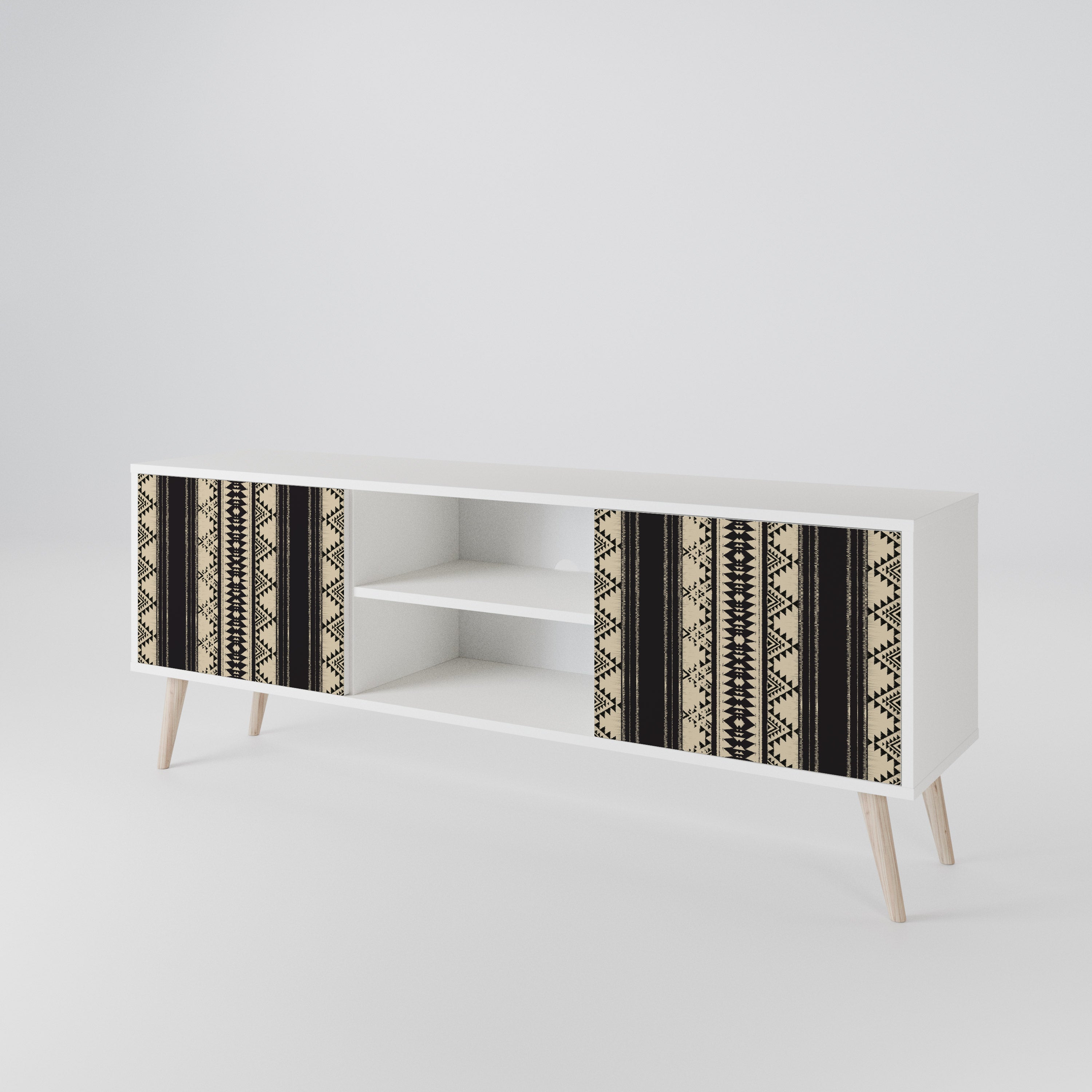 AZTEC Mueble de TV de 2 Puertas