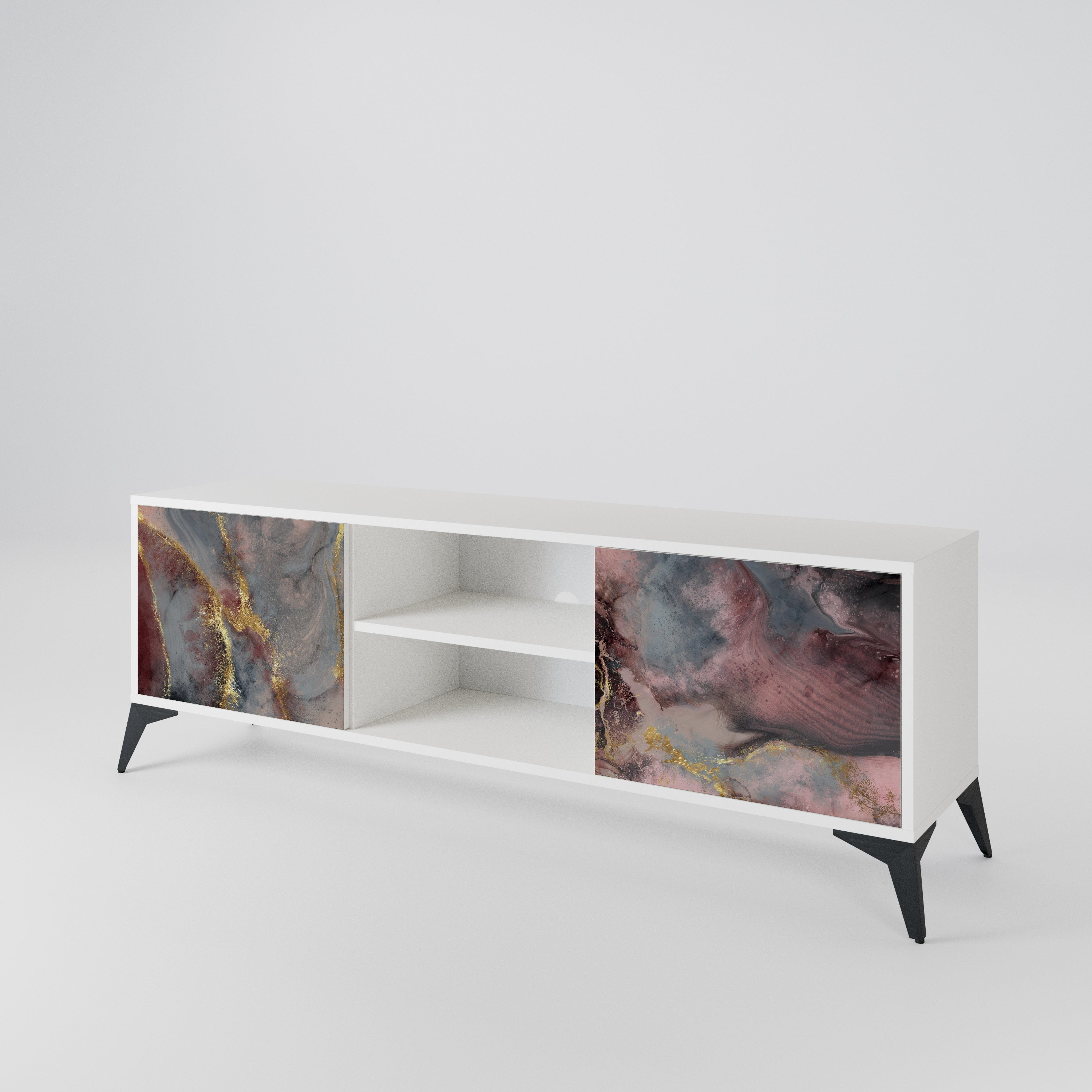 GOLDEN TIDES Mueble de TV de 2 Puertas