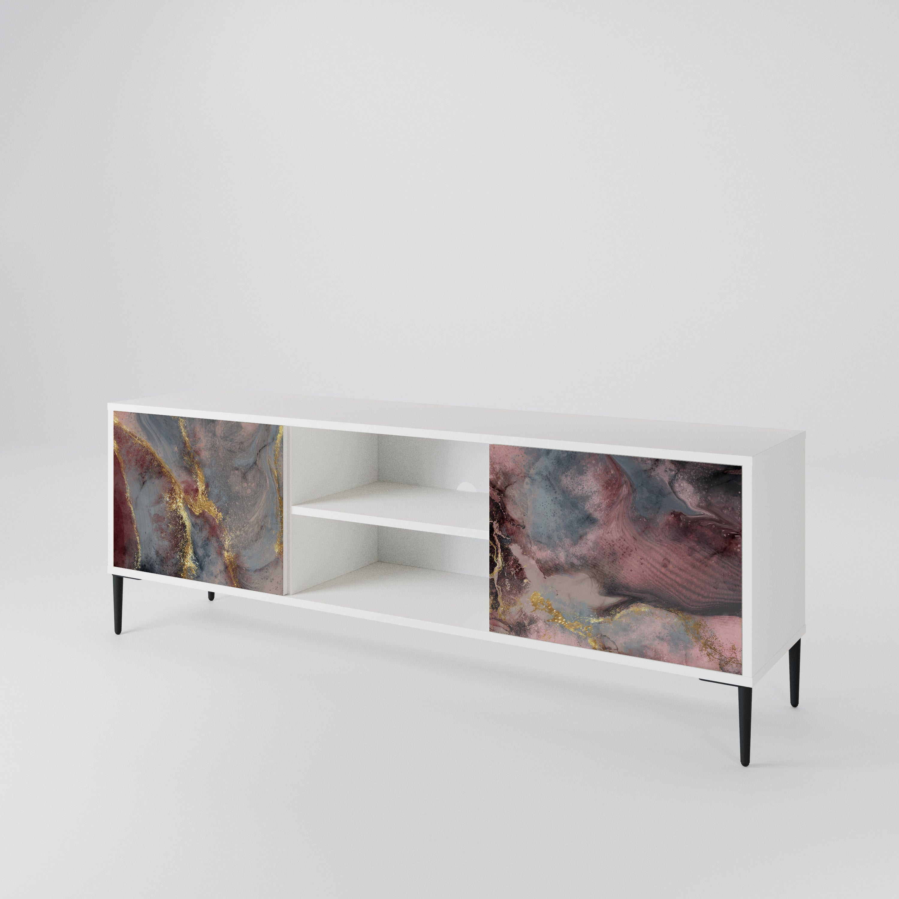 GOLDEN TIDES Mueble de TV de 2 Puertas