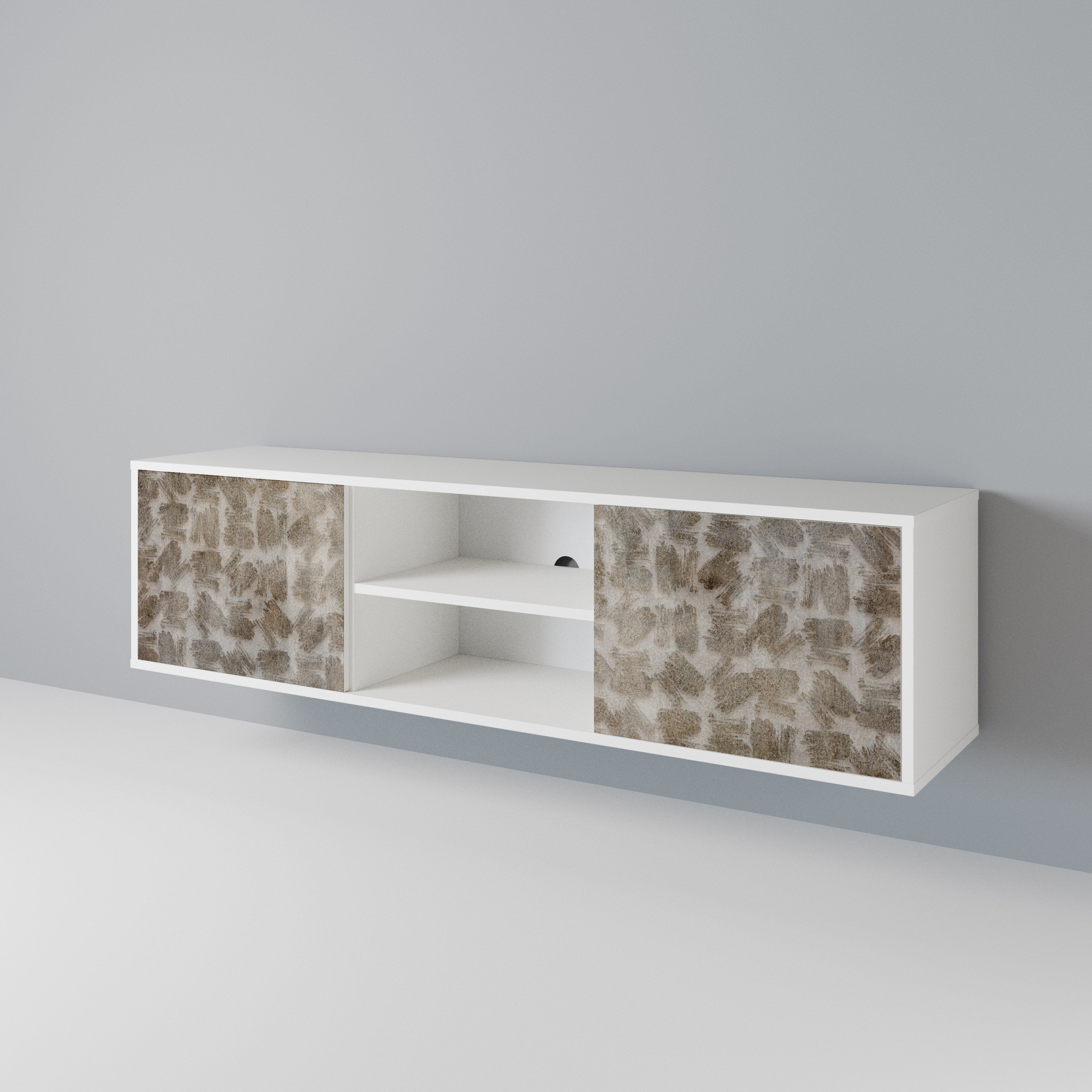 SLIGHTLY BLURRED Mueble de TV de 2 Puertas