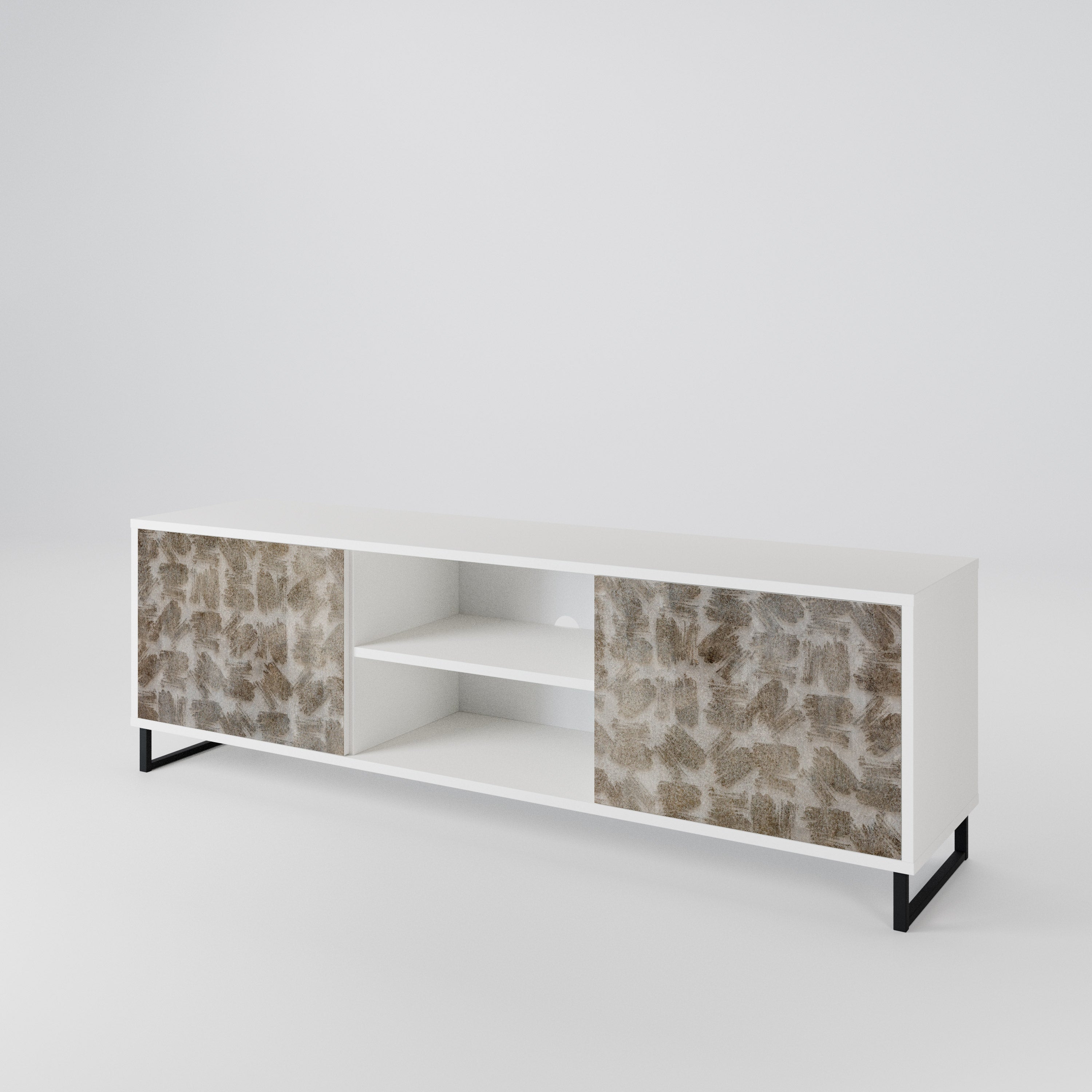 SLIGHTLY BLURRED Mueble de TV de 2 Puertas