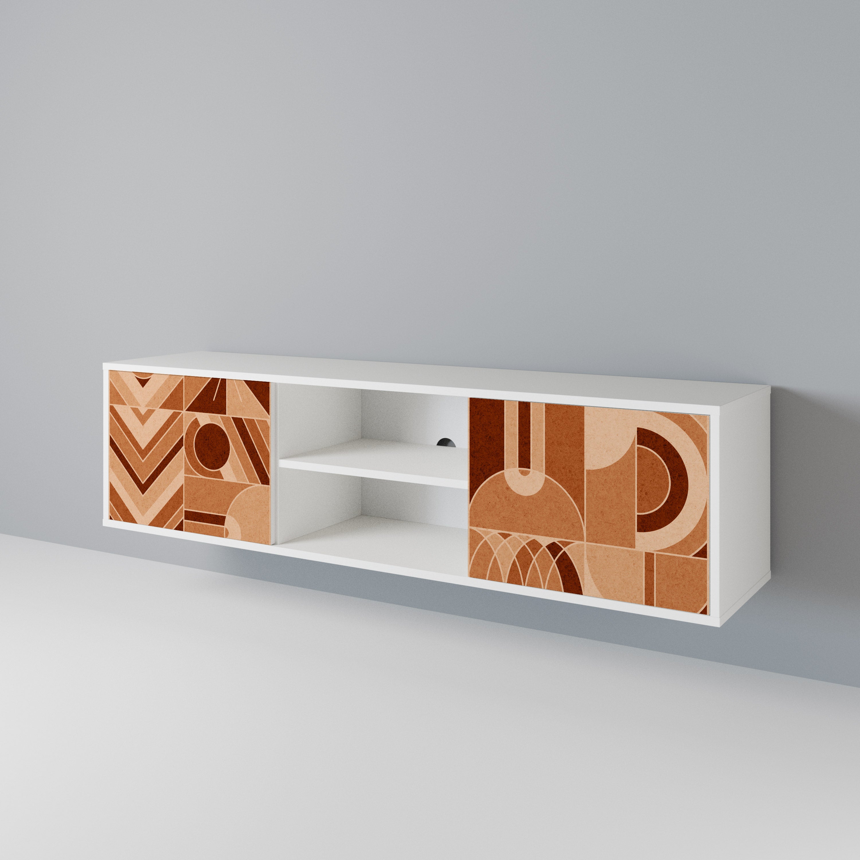 PRISM MOSAIC Mueble de TV de 2 Puertas