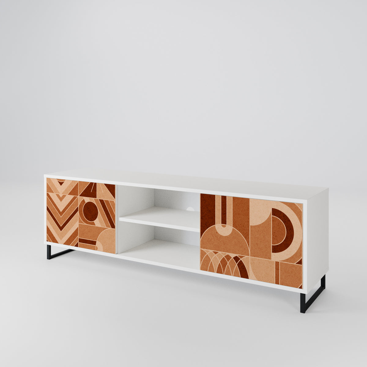 PRISM MOSAIC Mueble de TV de 2 Puertas