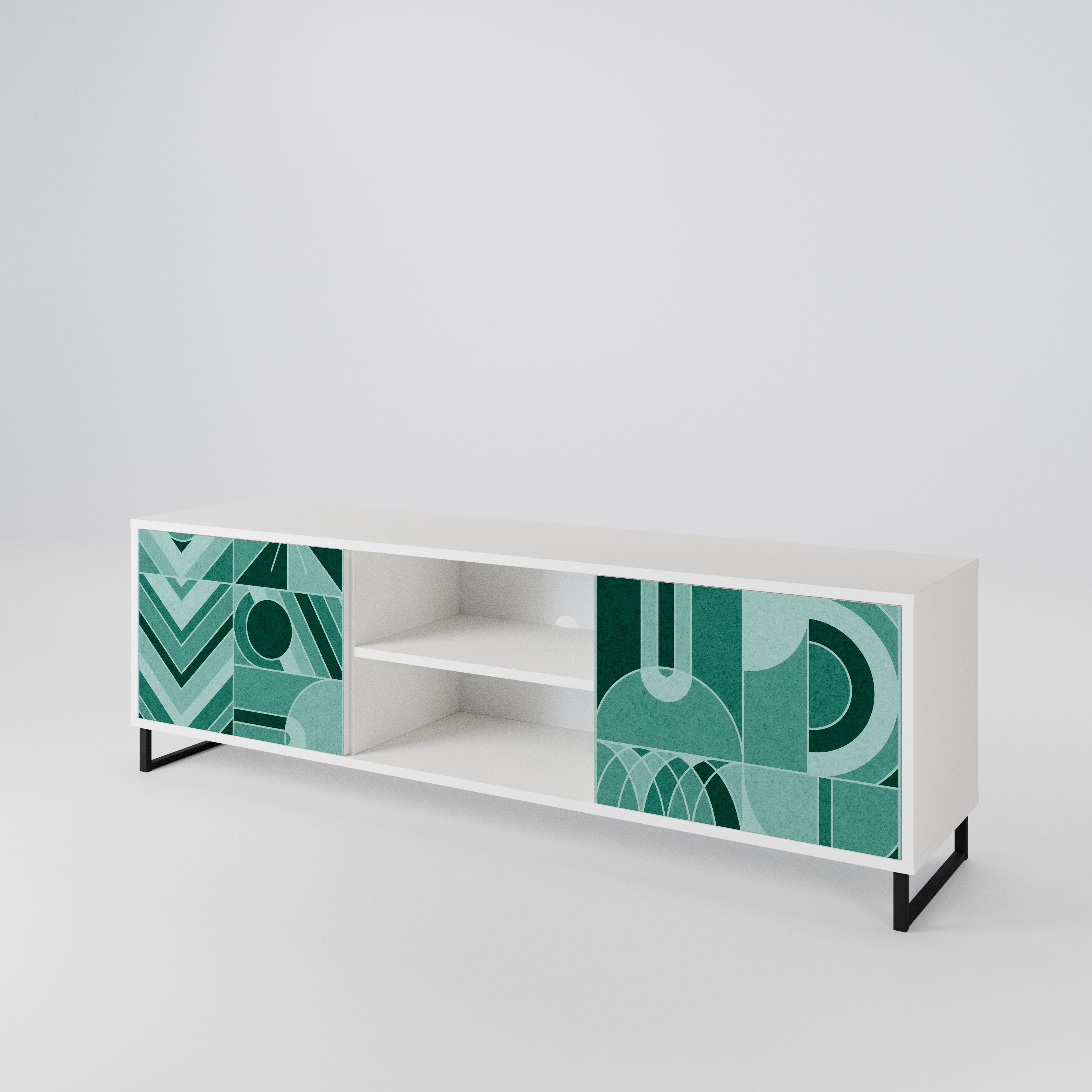 HARMONIC GRID Mueble de TV de 2 Puertas