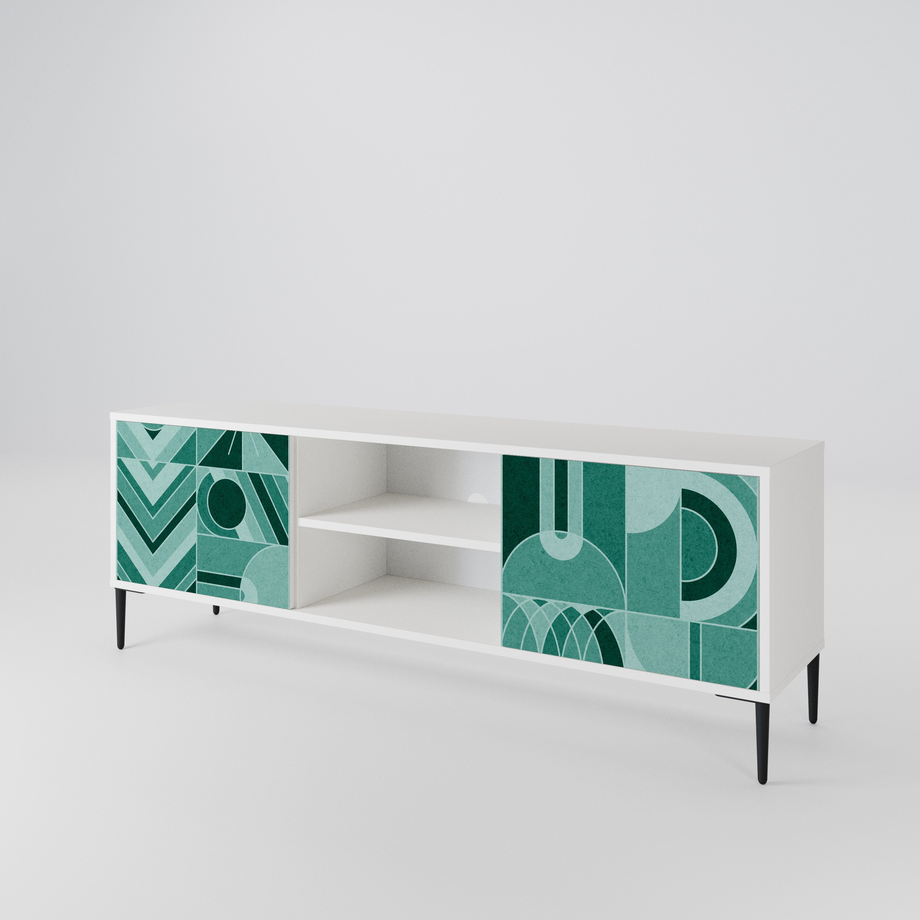 HARMONIC GRID Mueble de TV de 2 Puertas