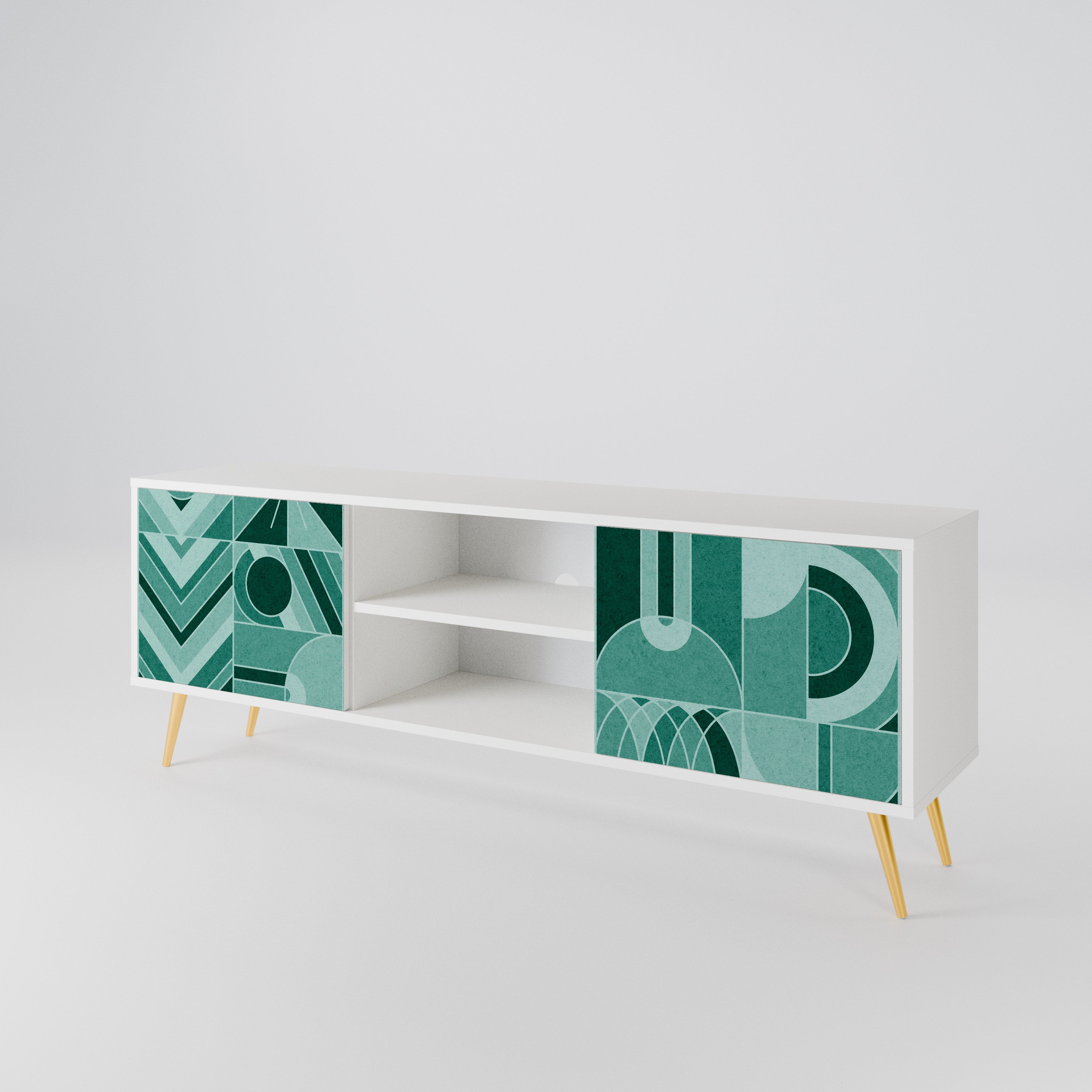 HARMONIC GRID Mueble de TV de 2 Puertas