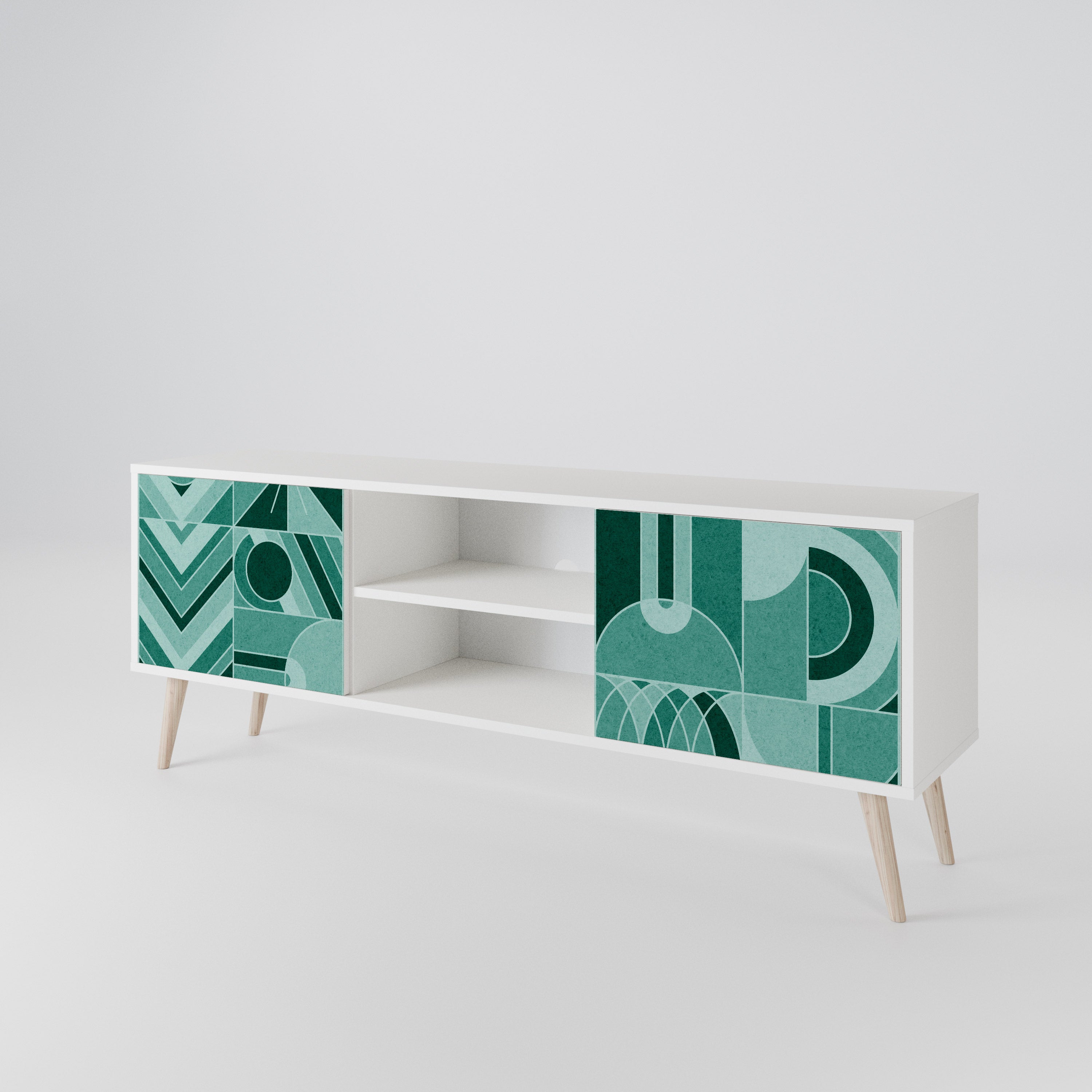 HARMONIC GRID Mueble de TV de 2 Puertas