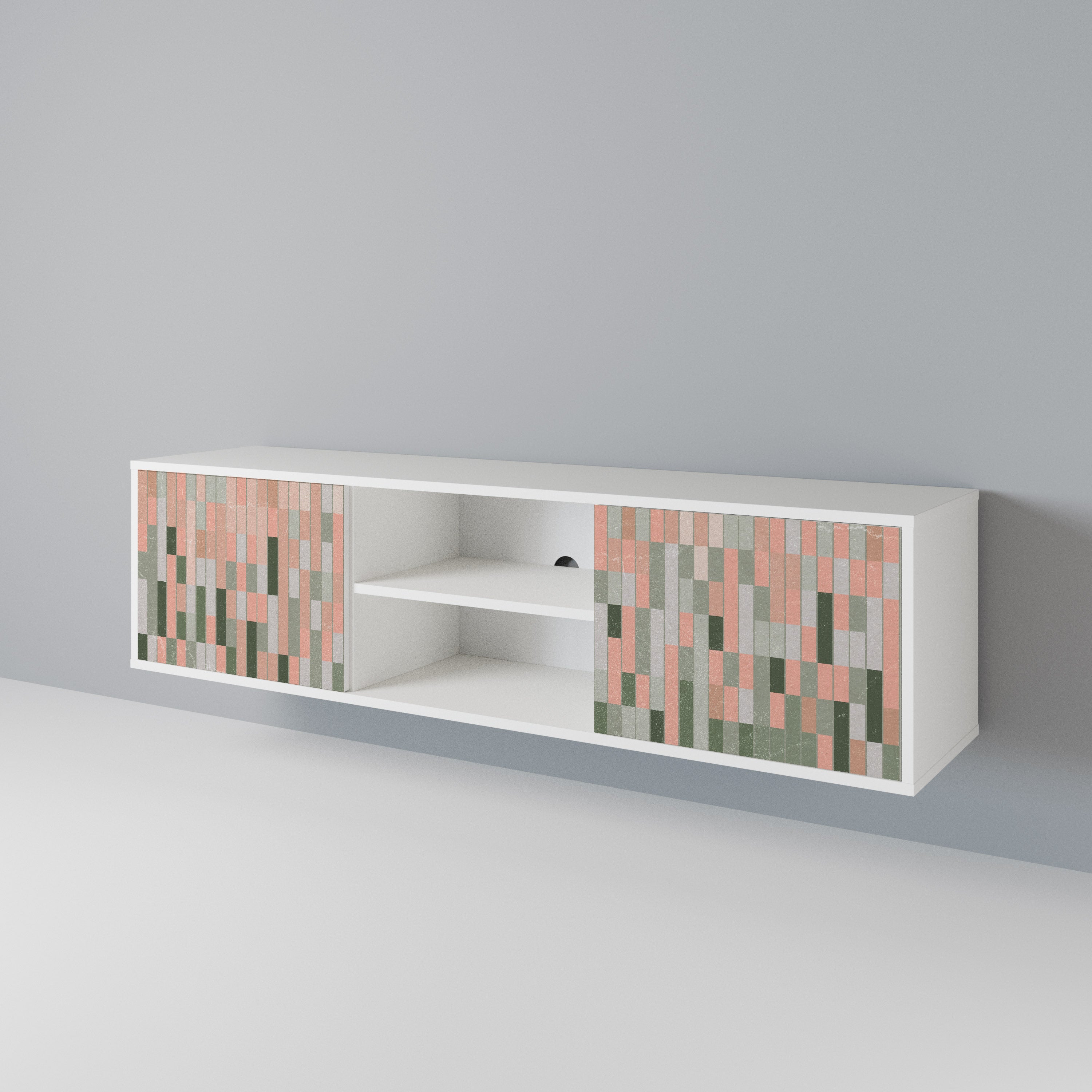 BUILDING THE FUTURE Mueble de TV de 2 Puertas