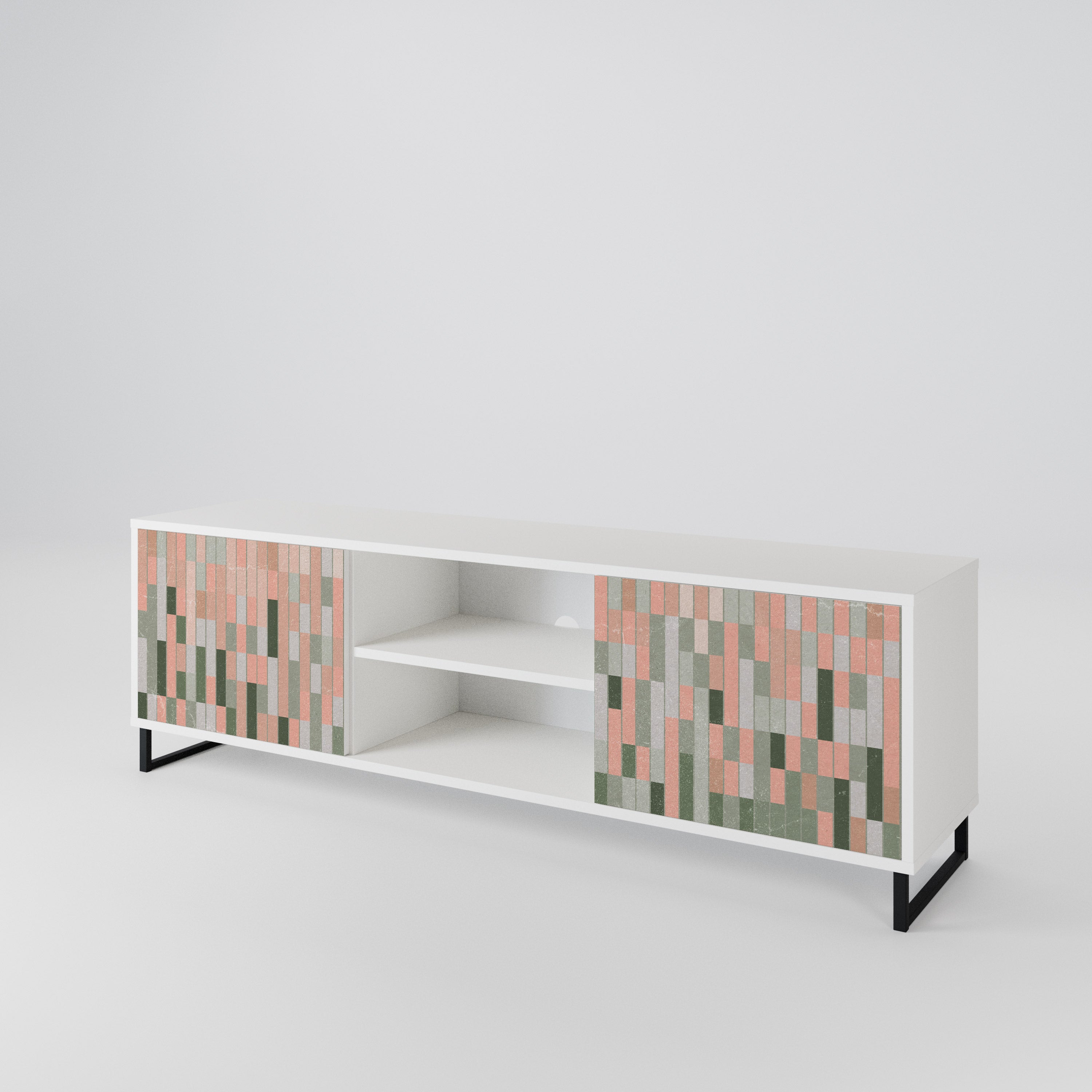 BUILDING THE FUTURE Mueble de TV de 2 Puertas