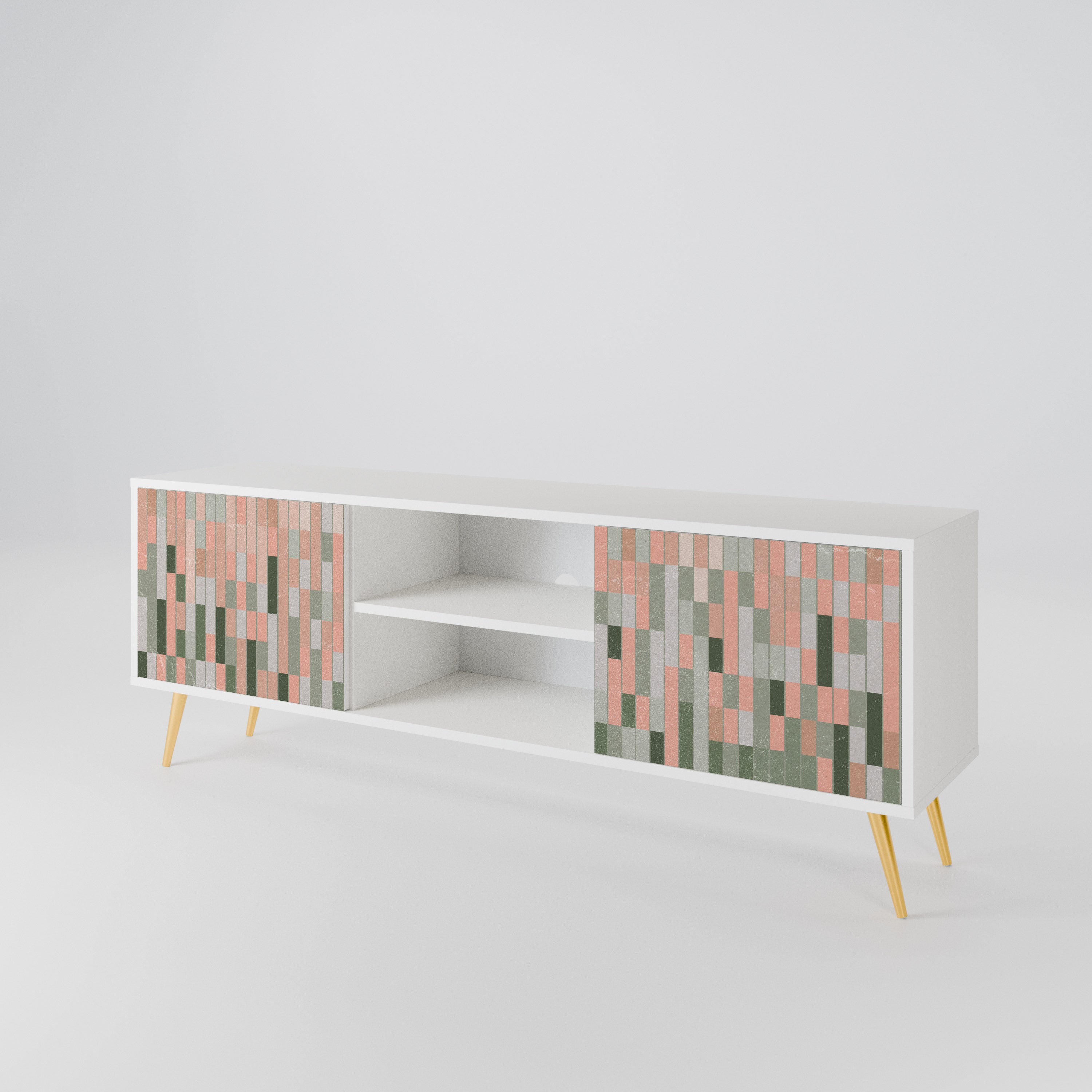 BUILDING THE FUTURE Mueble de TV de 2 Puertas