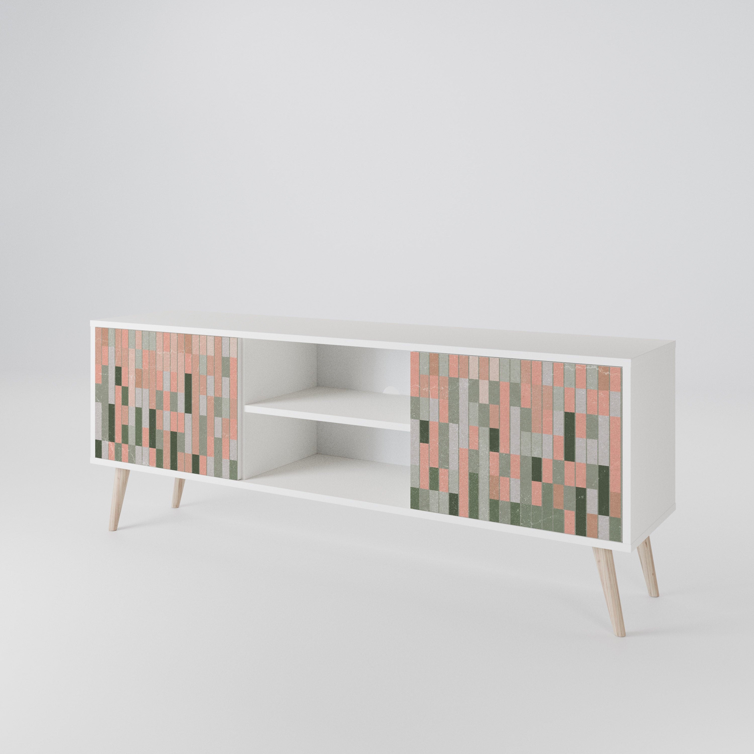 BUILDING THE FUTURE Mueble de TV de 2 Puertas