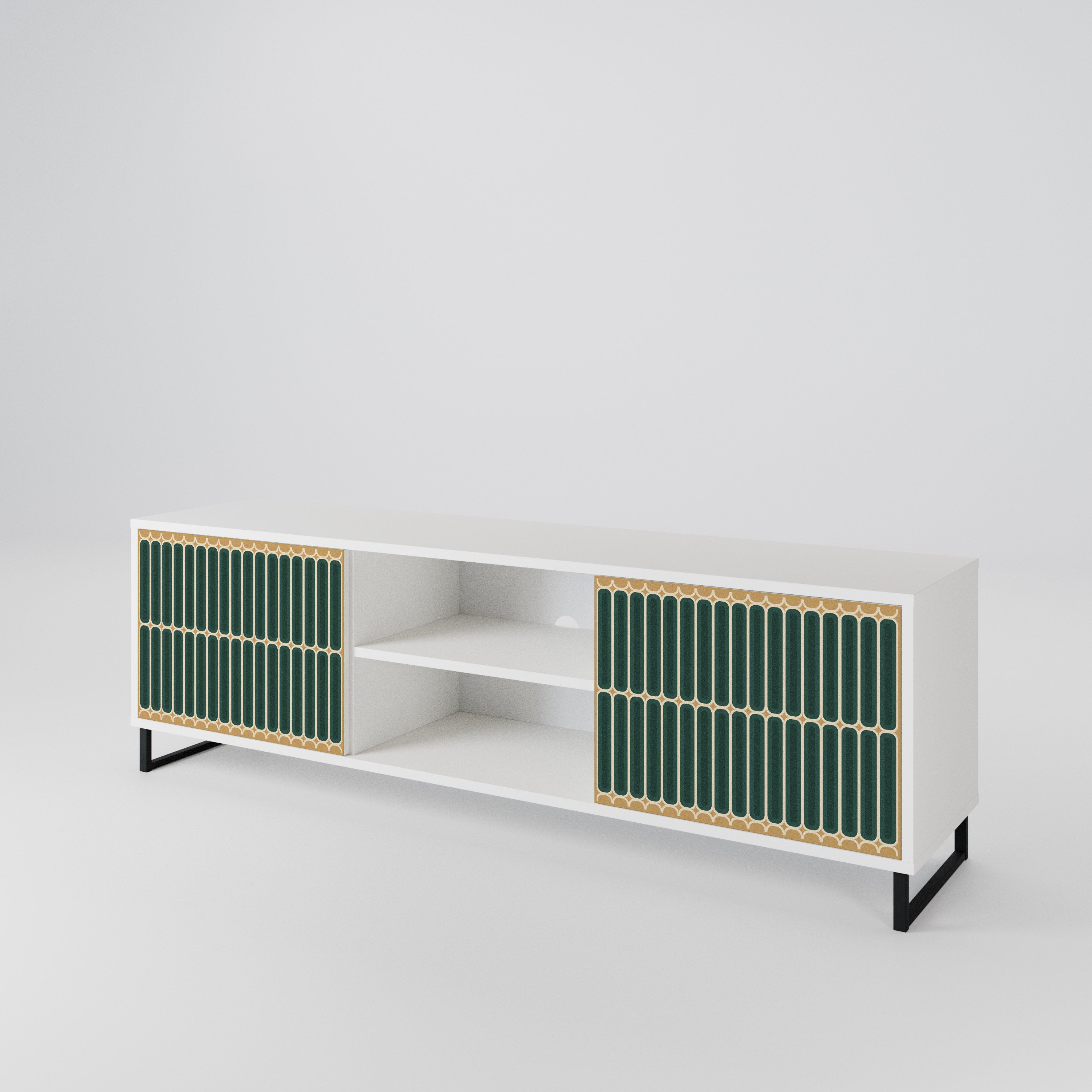 ILUSION GATE Mueble de TV de 2 Puertas