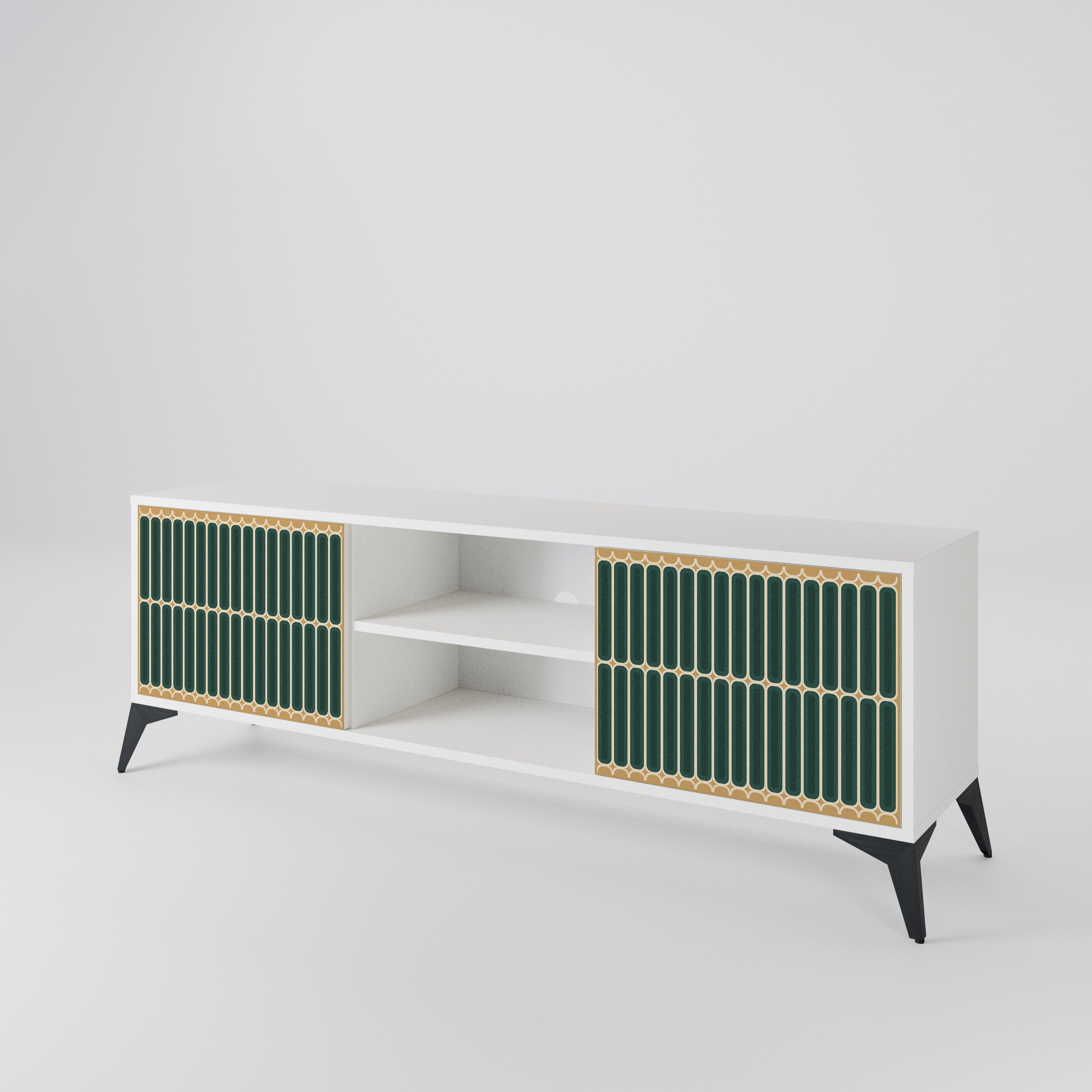 ILUSION GATE Mueble de TV de 2 Puertas