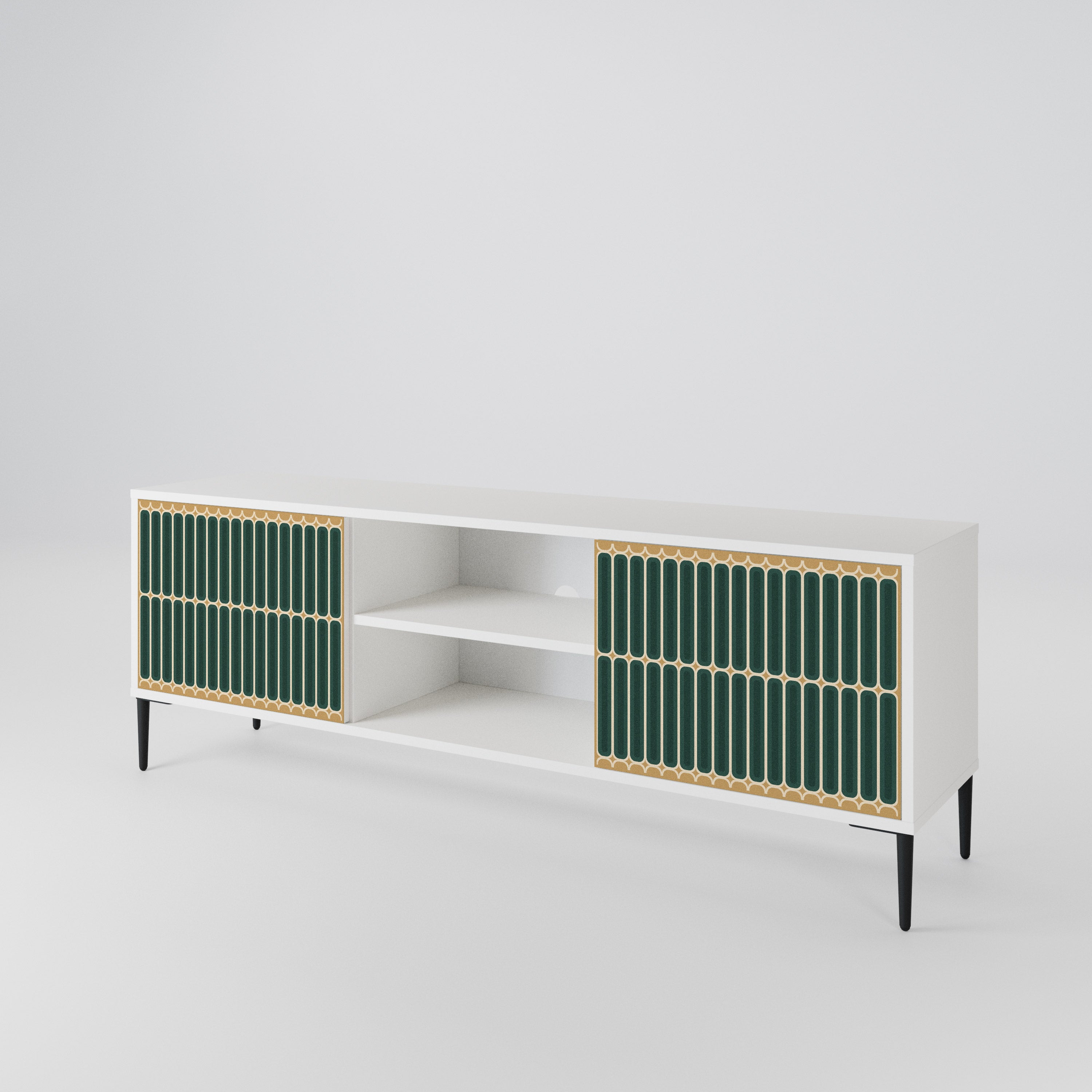 ILUSION GATE Mueble de TV de 2 Puertas