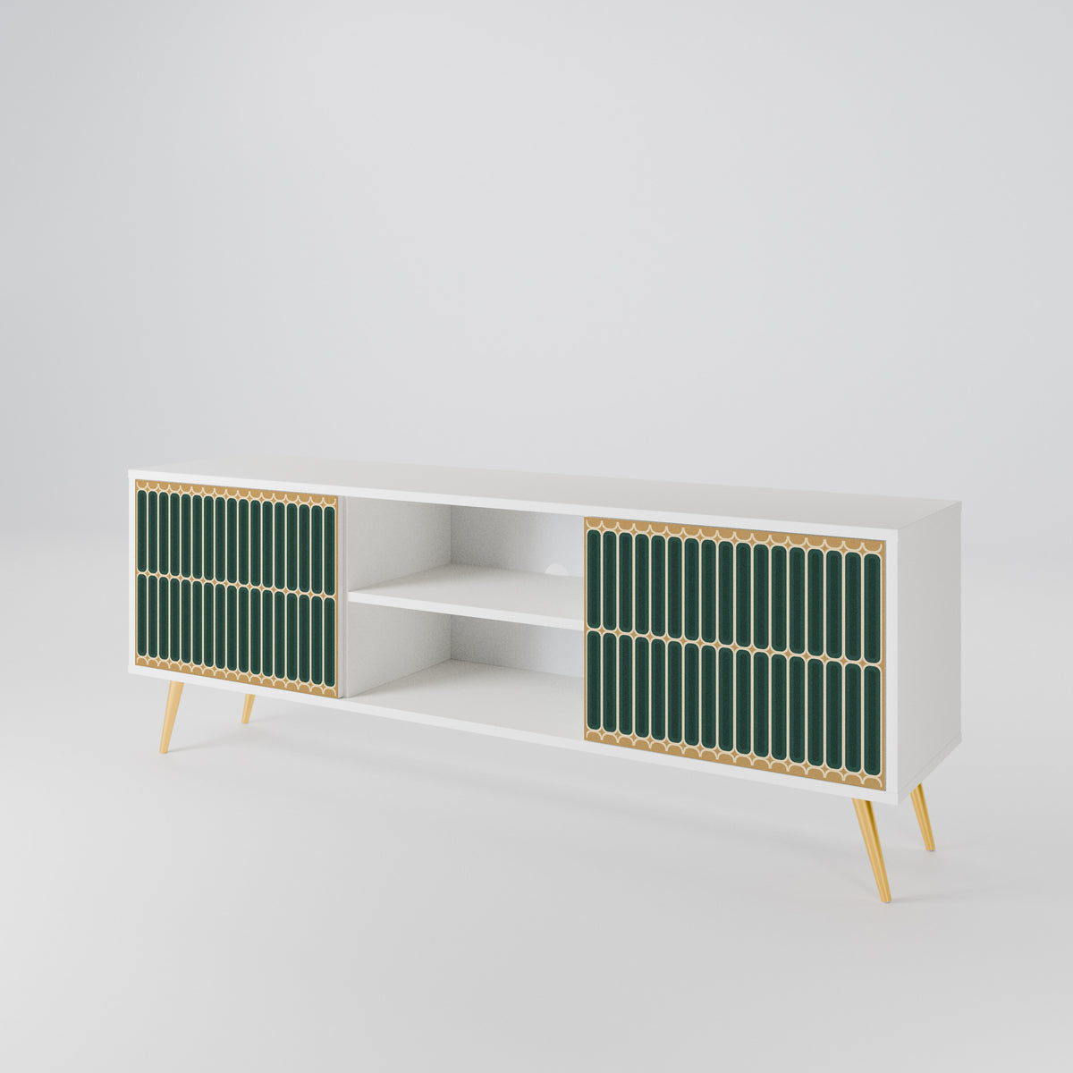 ILUSION GATE Mueble de TV de 2 Puertas
