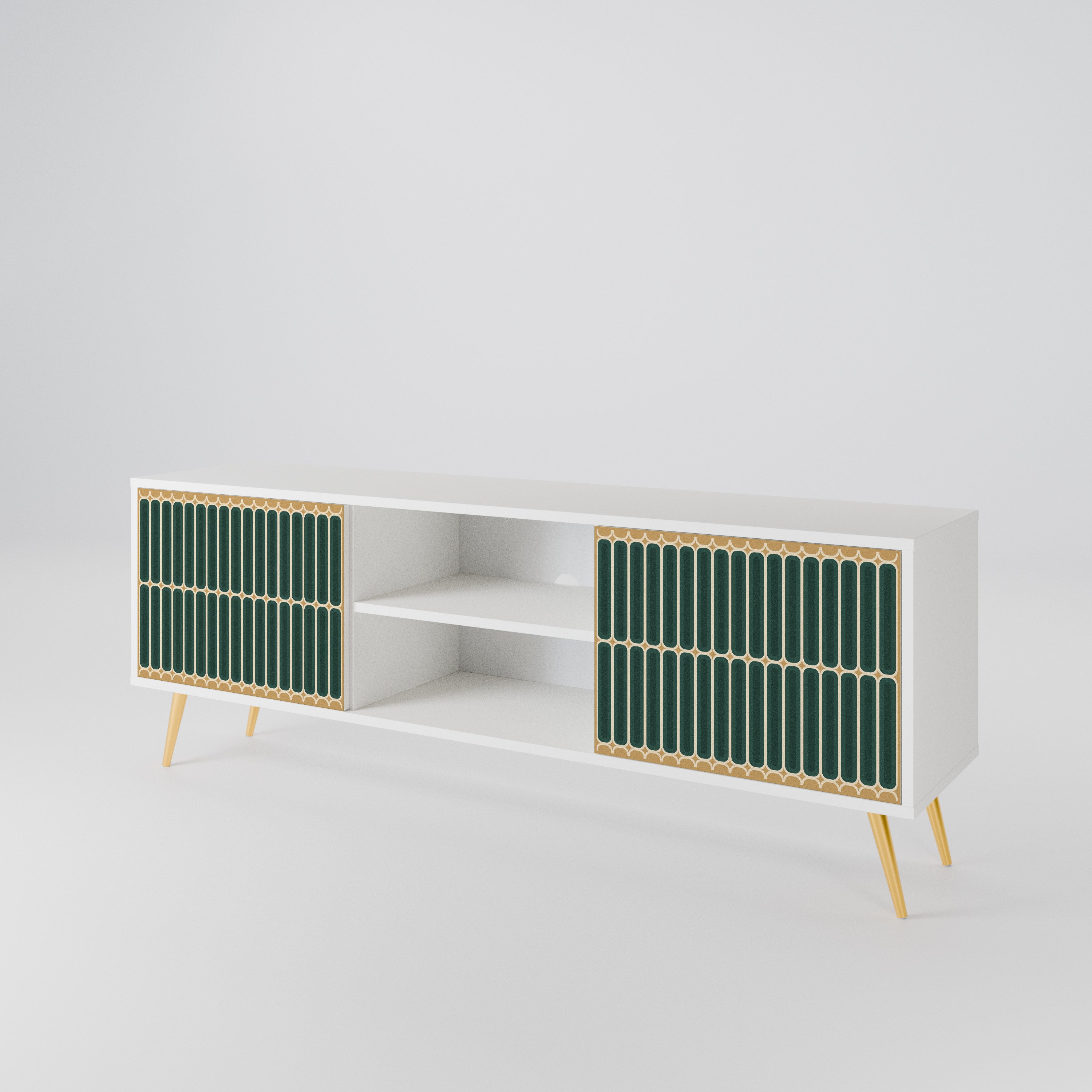 ILUSION GATE Mueble de TV de 2 Puertas