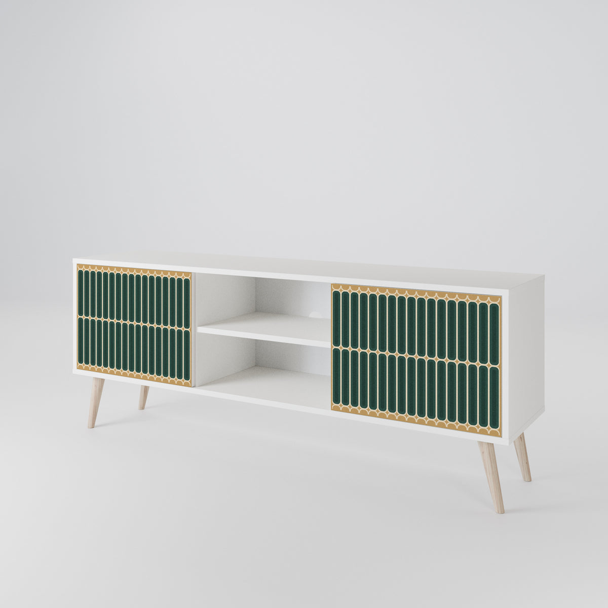 ILUSION GATE Mueble de TV de 2 Puertas